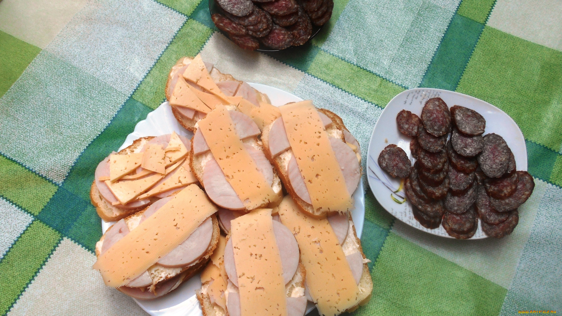 еда, бутерброды, , гамбургеры, , канапе, колбаса, сыр, хлеб