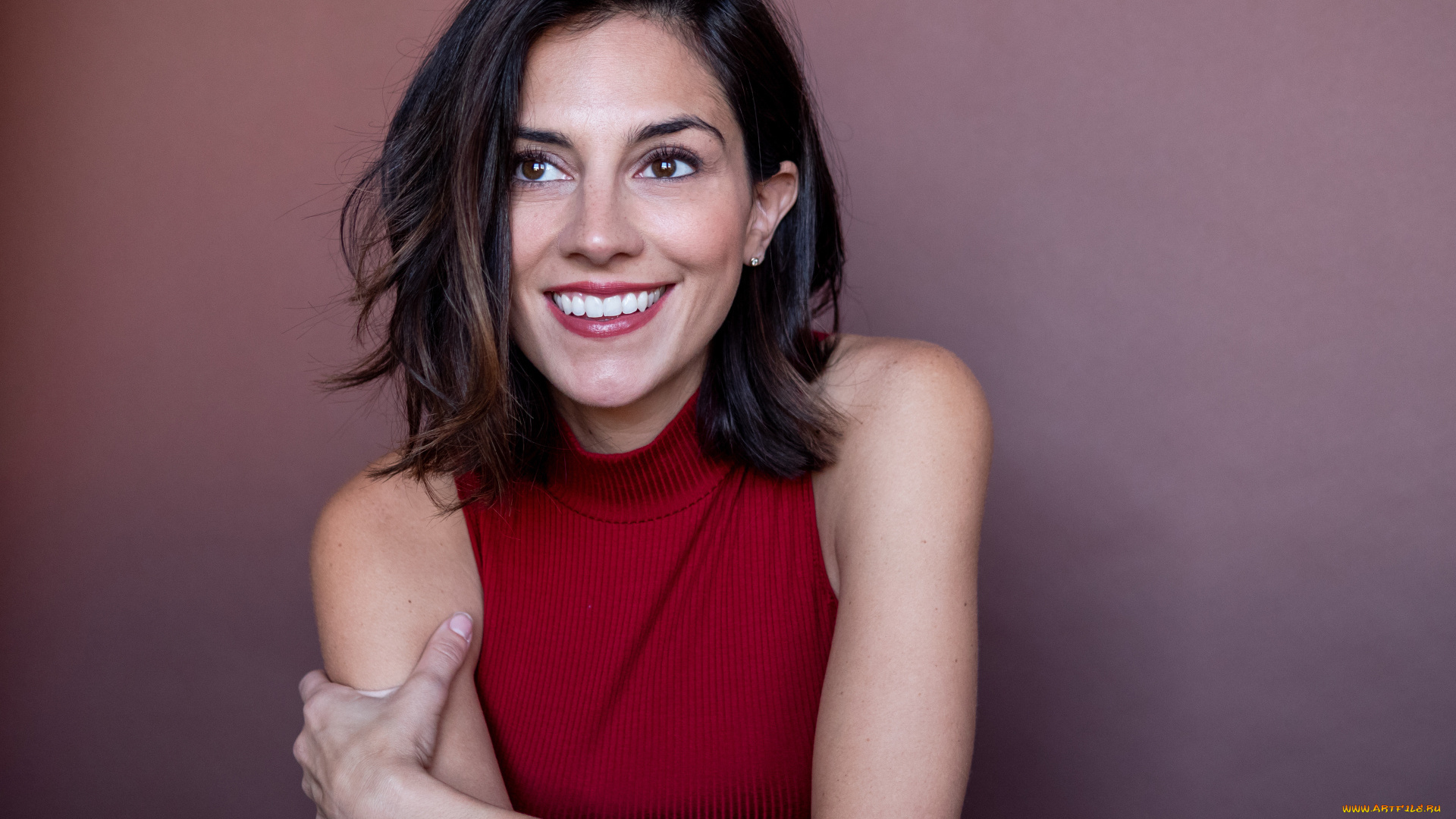 melanie, minichino, девушки, -unsort, , брюнетки, темноволосые, топ, улыбка, брюнетка, melanie, minichino