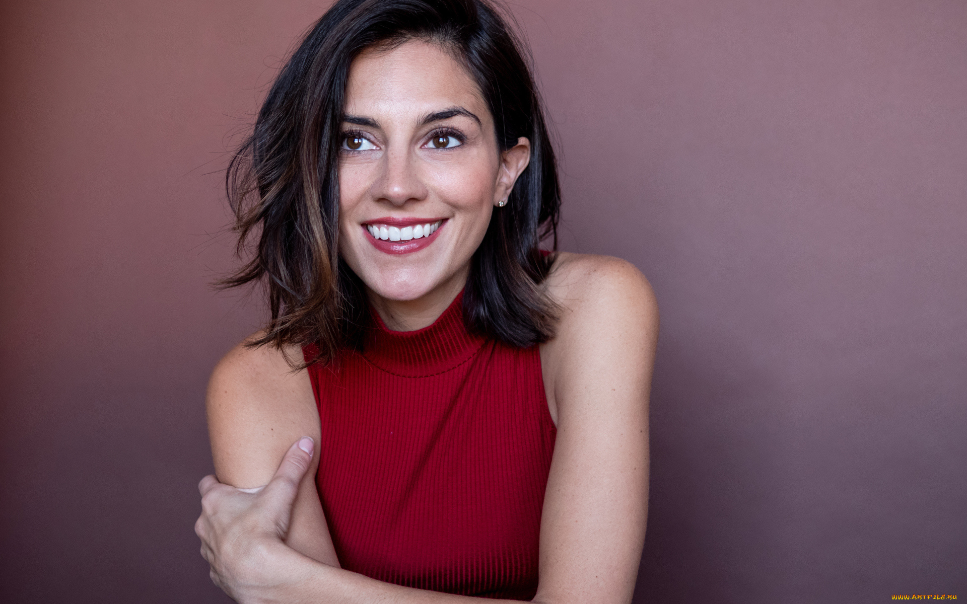 melanie, minichino, девушки, -unsort, , брюнетки, темноволосые, топ, улыбка, брюнетка, melanie, minichino