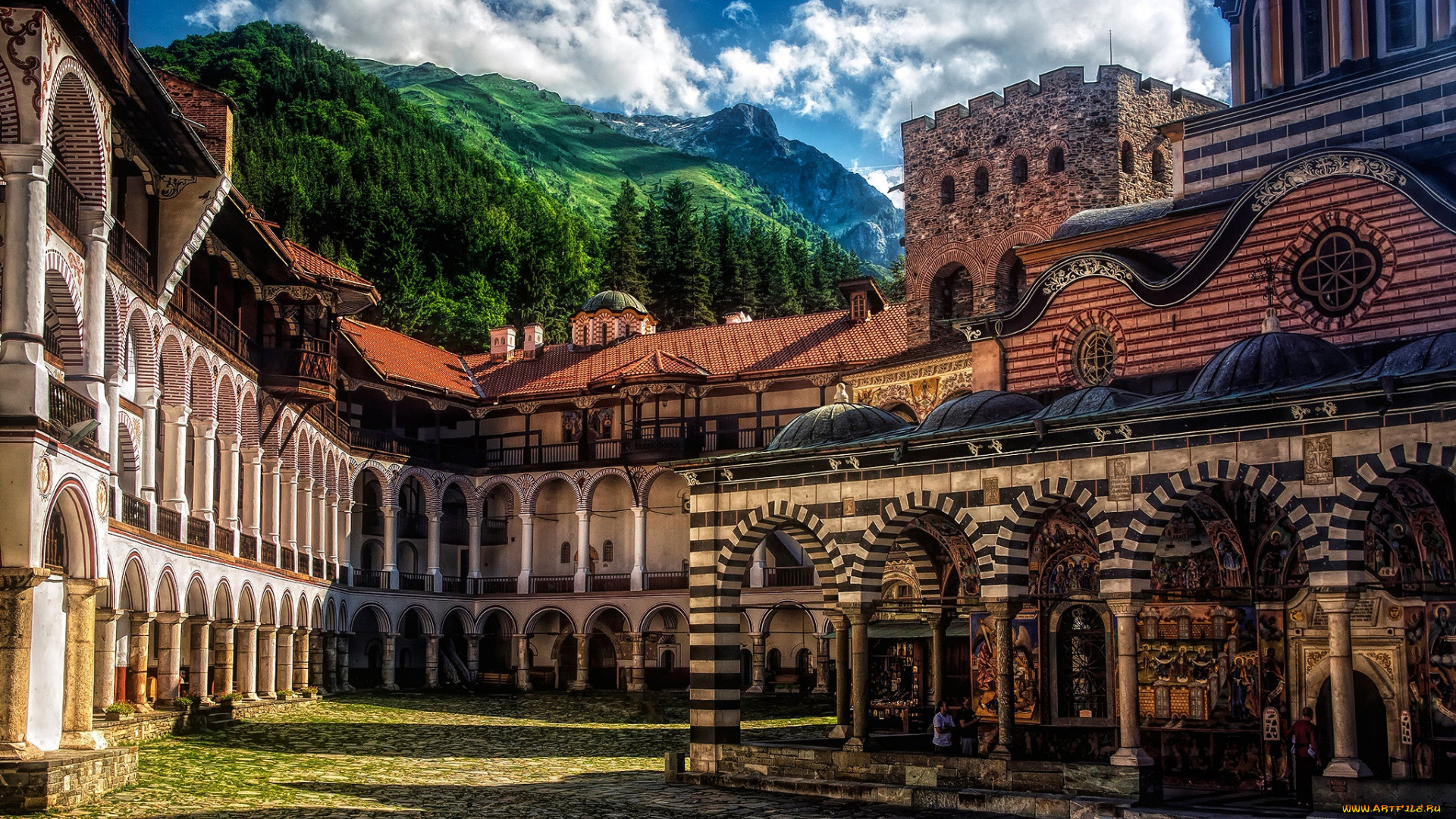 рильский, монастырь, болгария, города, -, православные, церкви, , монастыри, рильский, монастырь