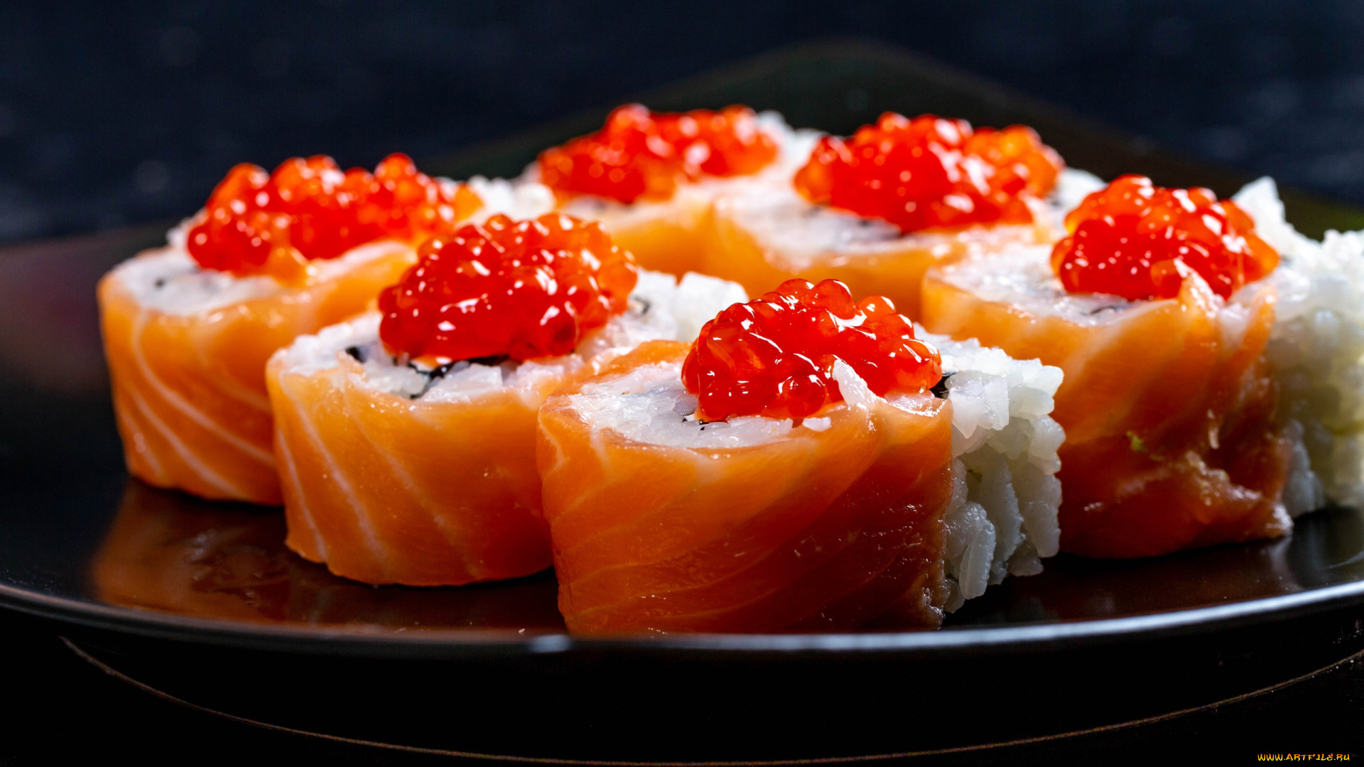еда, рыба, , морепродукты, , суши, , роллы, японская, кухня, роллы, икра, красная