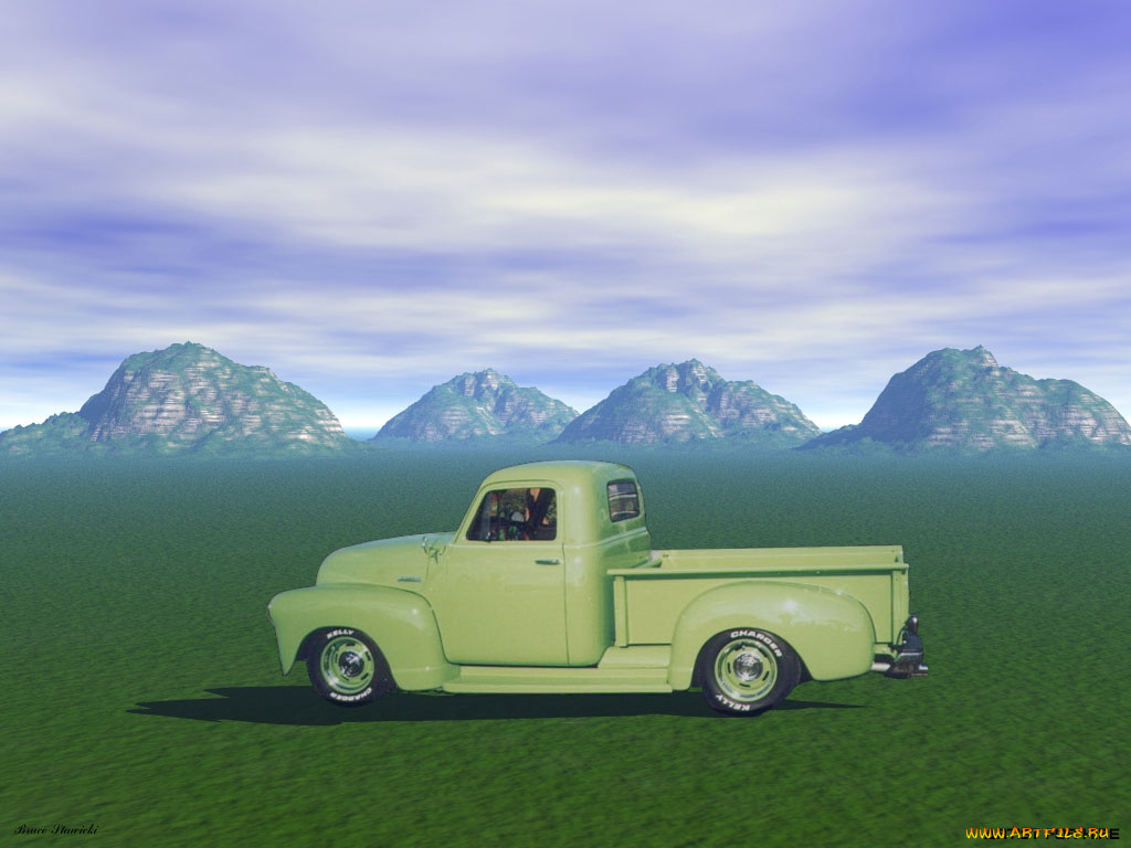 pick, up, classic, автомобили, классика