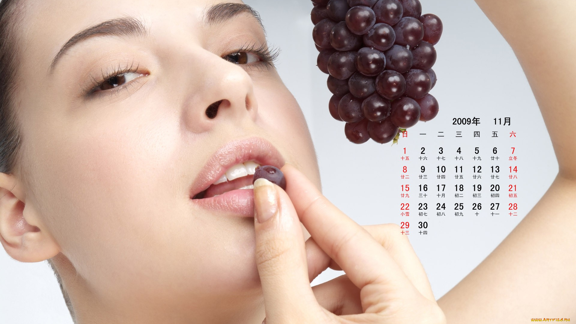 календари, девушки