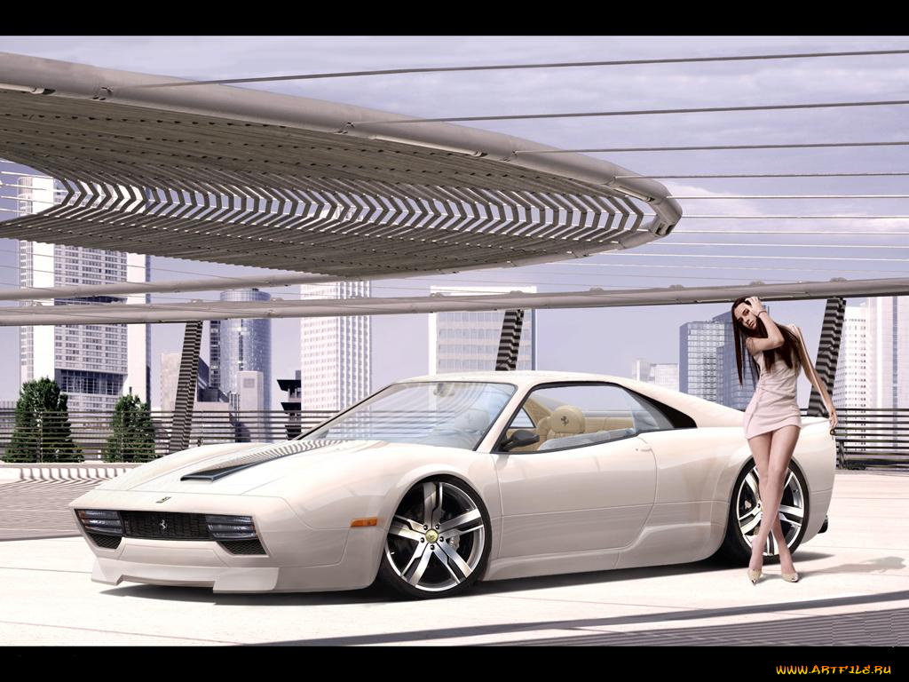 автомобили, авто, девушками