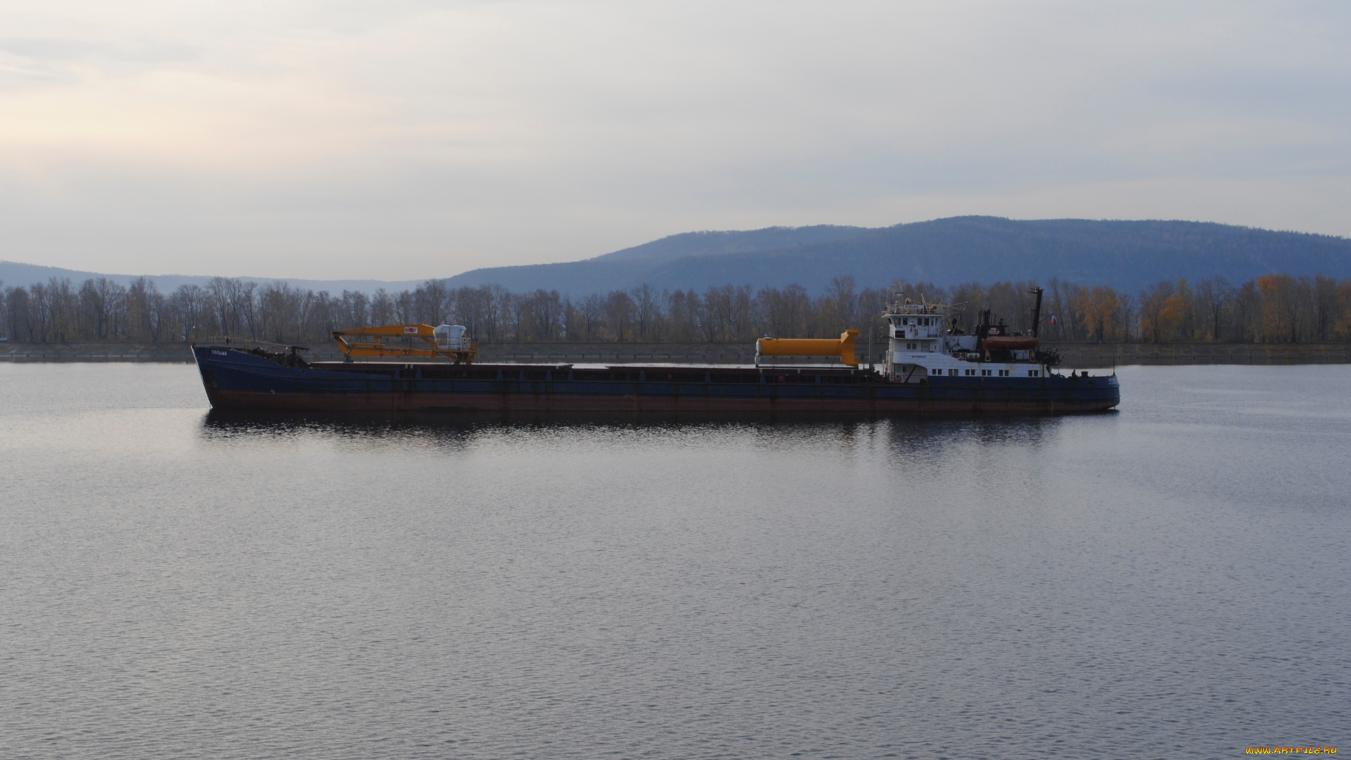 волга, осенью, природа, реки, озера