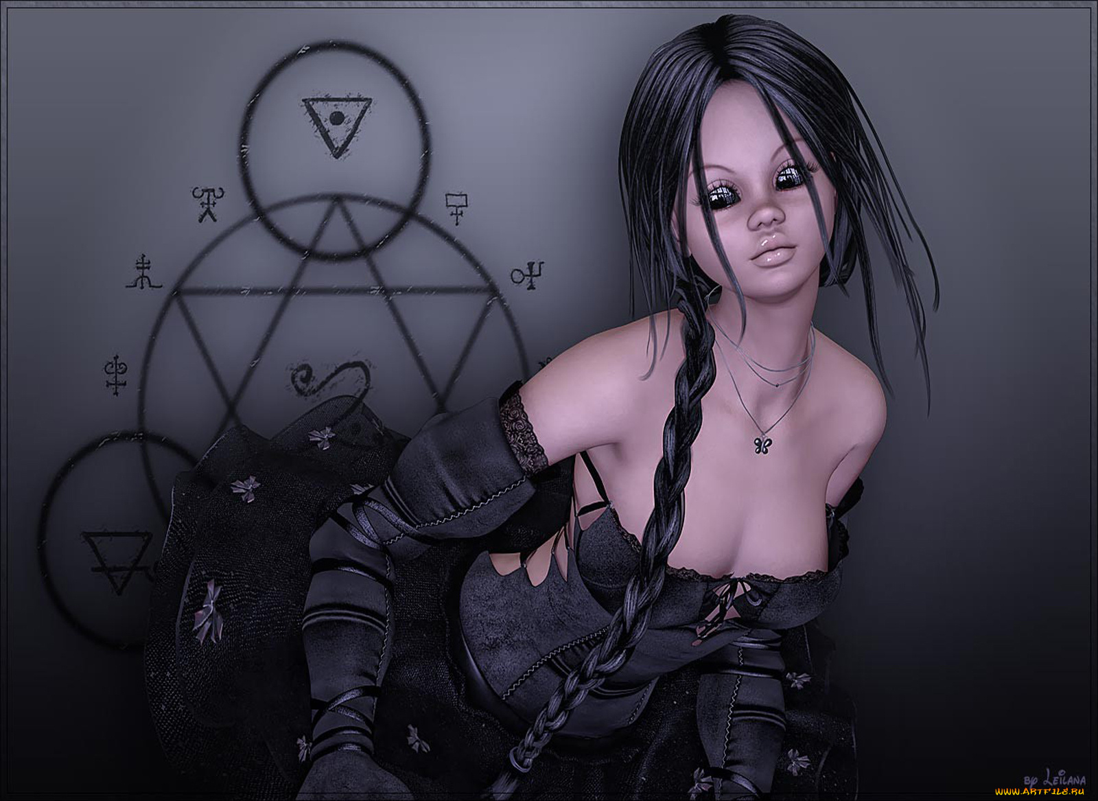 3д, графика, people, люди, эльф, девушка