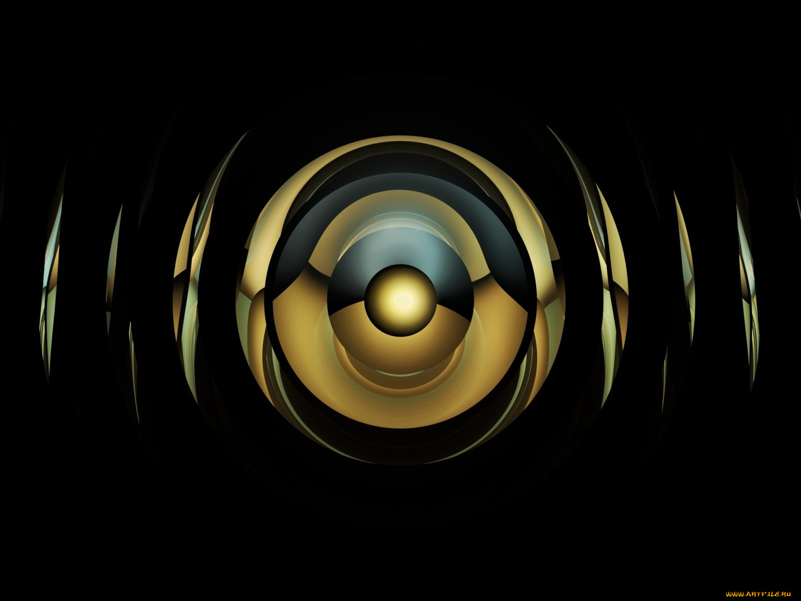 3д, графика, fractal, фракталы, тёмный, абстракция