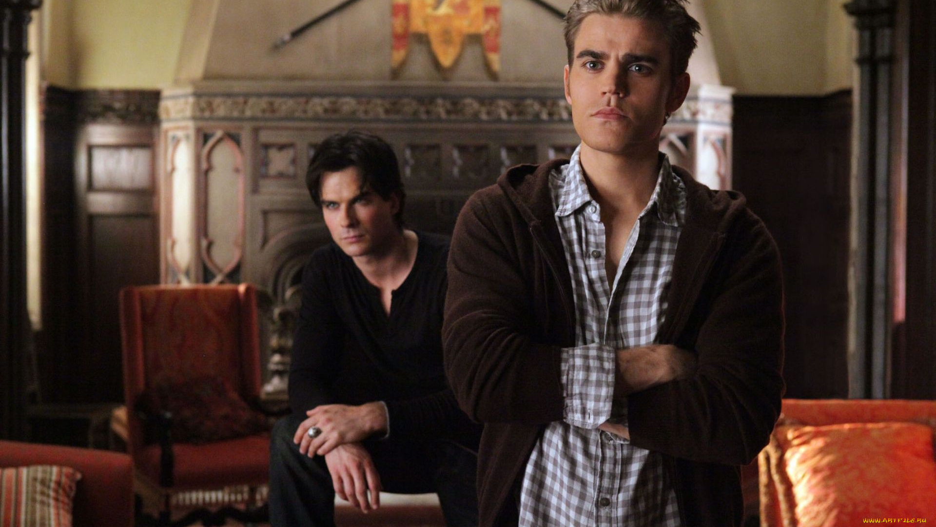 the, vampire, diaries, кино, фильмы, paul, wesley, ian, somerhalder