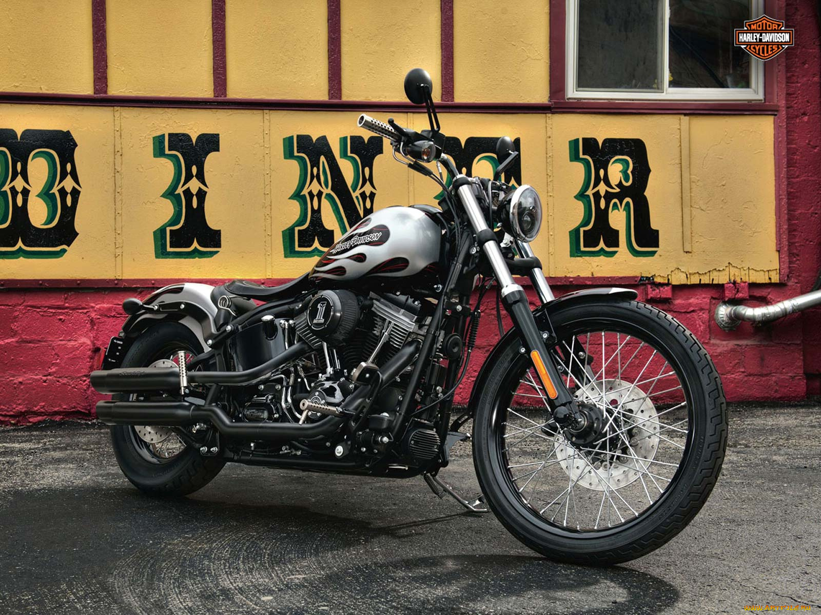 мотоциклы, harley, davidson, softail, blackline, fxs, harley-davidson