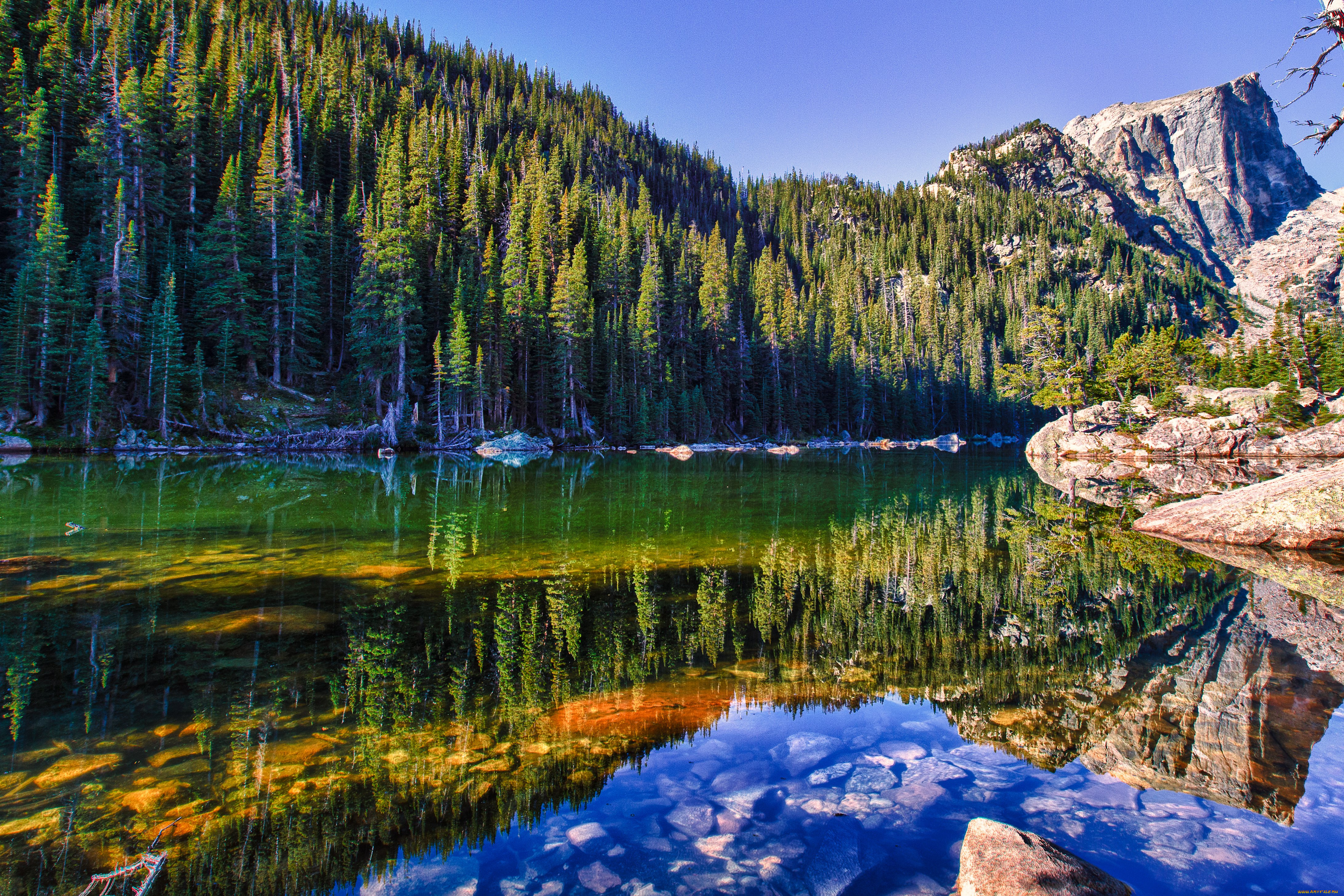 природа, реки, озера, сша, колорадо, hdr