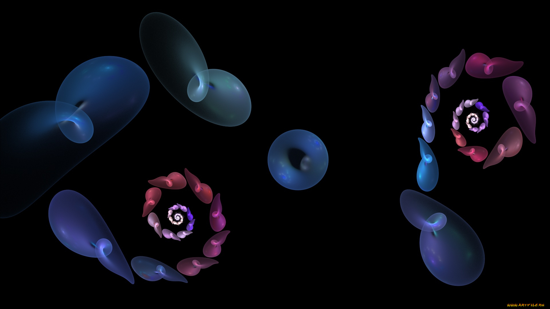 3д, графика, фракталы, , fractal, узор, фон, цвета