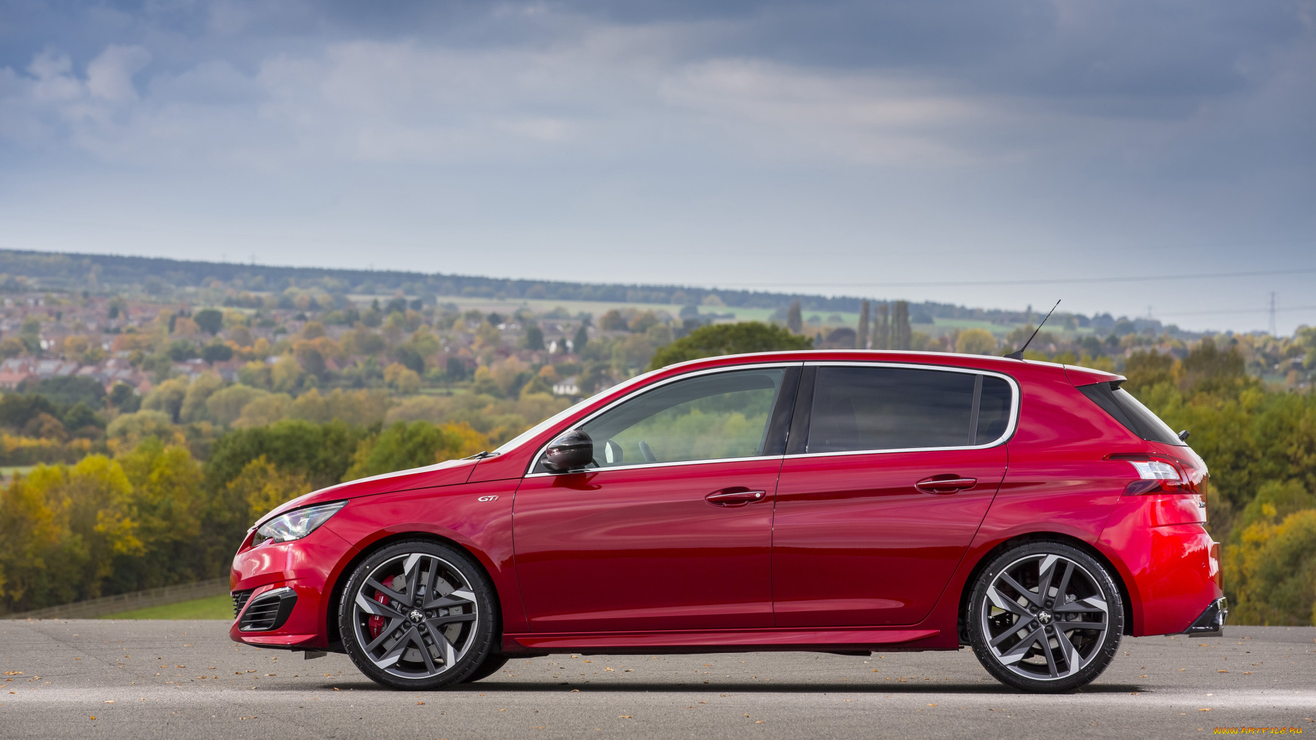 автомобили, peugeot, 2015г, uk-spec, красный, 308, gti