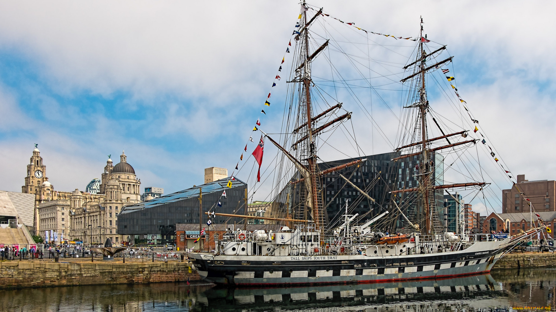 корабли, парусники, паруса, снасти, мачты