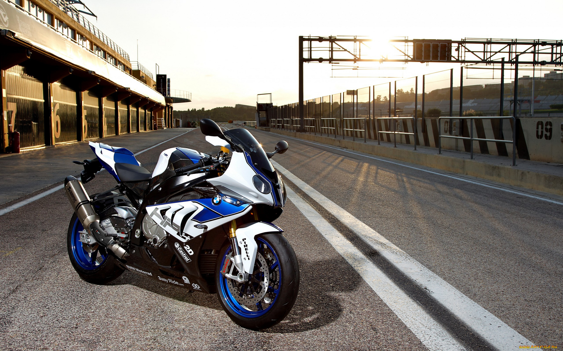 мотоциклы, bmw, hp4, трасса, стадион