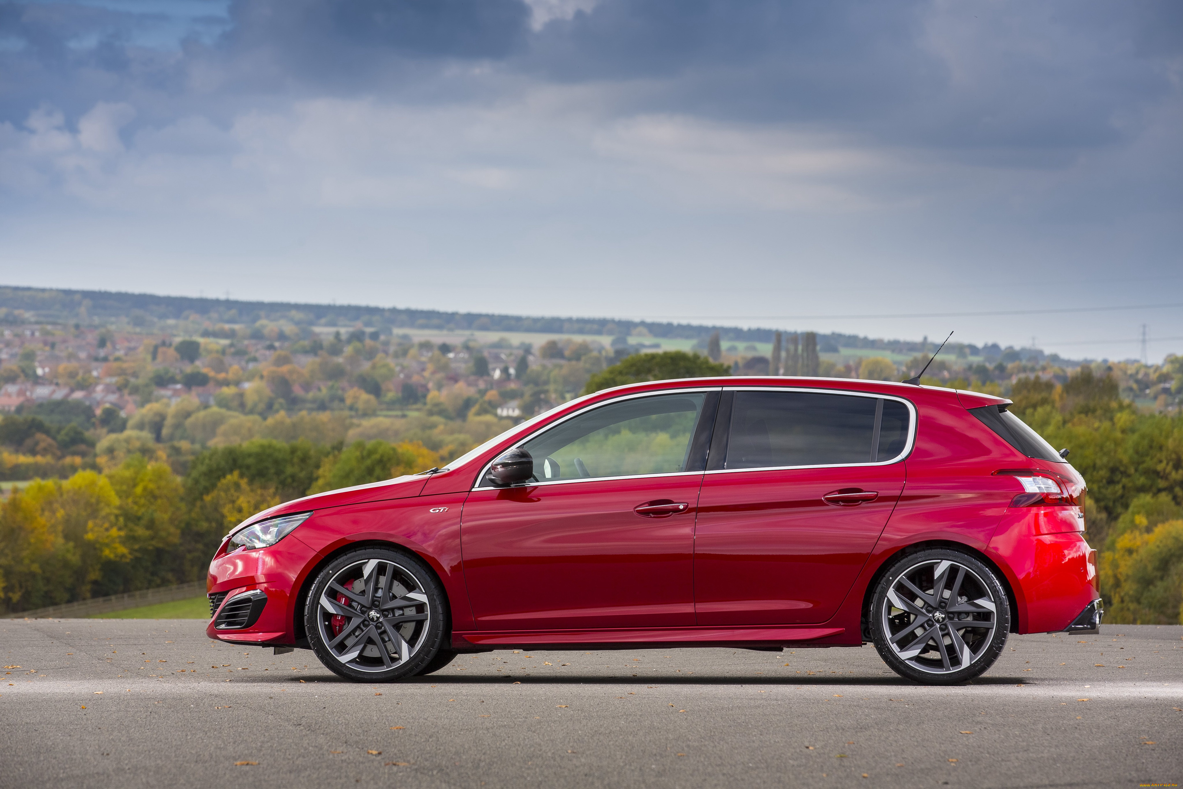 автомобили, peugeot, 2015г, uk-spec, красный, 308, gti