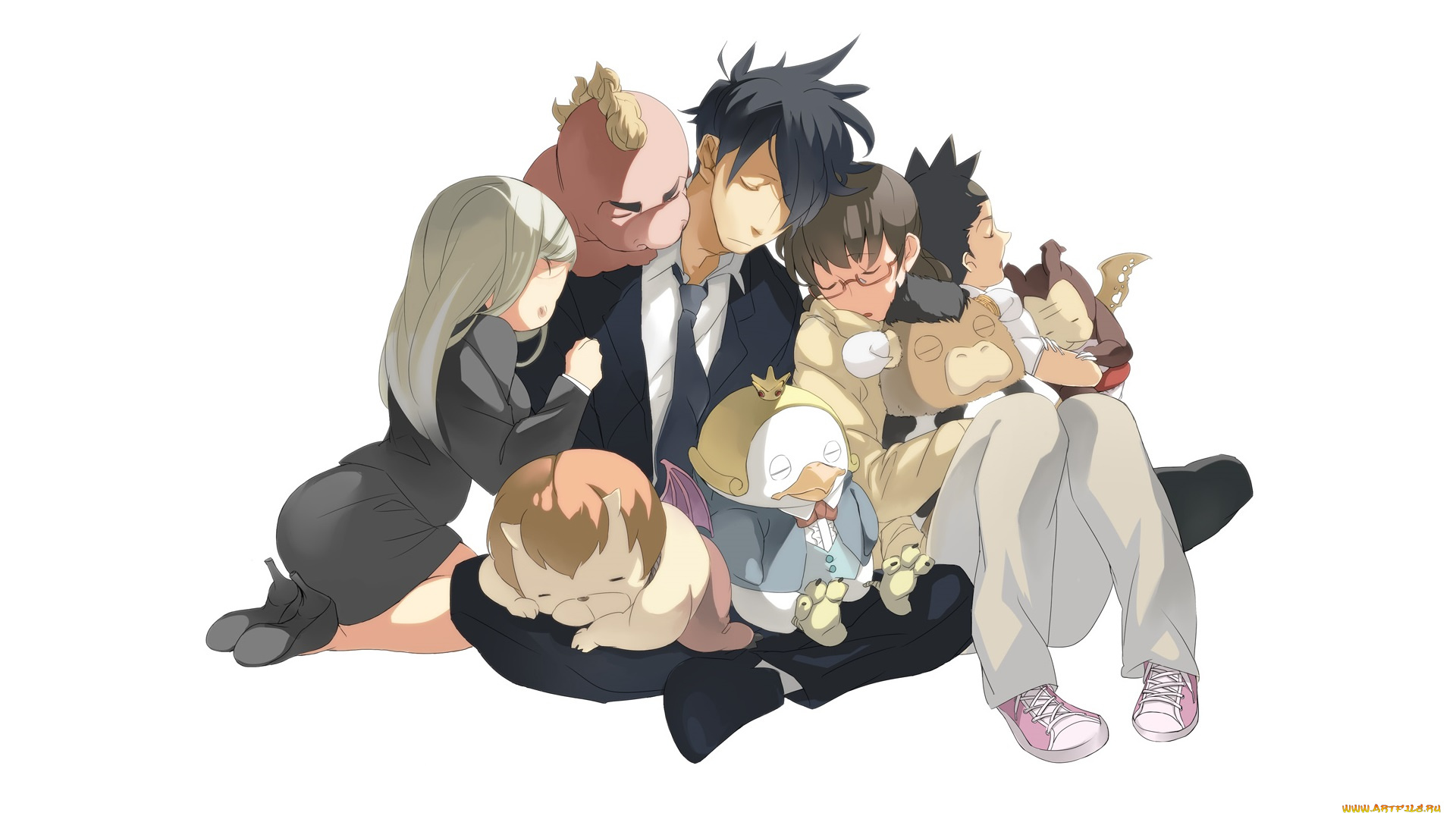 аниме, yondemasuyo, , azazel-san, персонажи