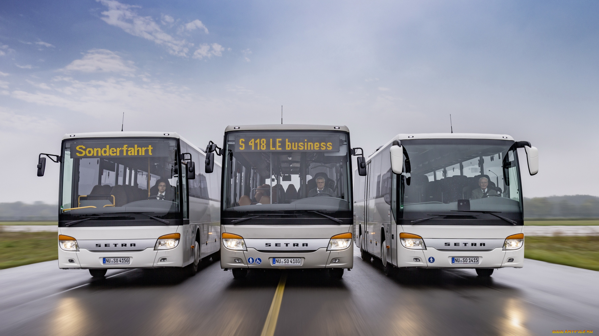 автомобили, автобусы, setra