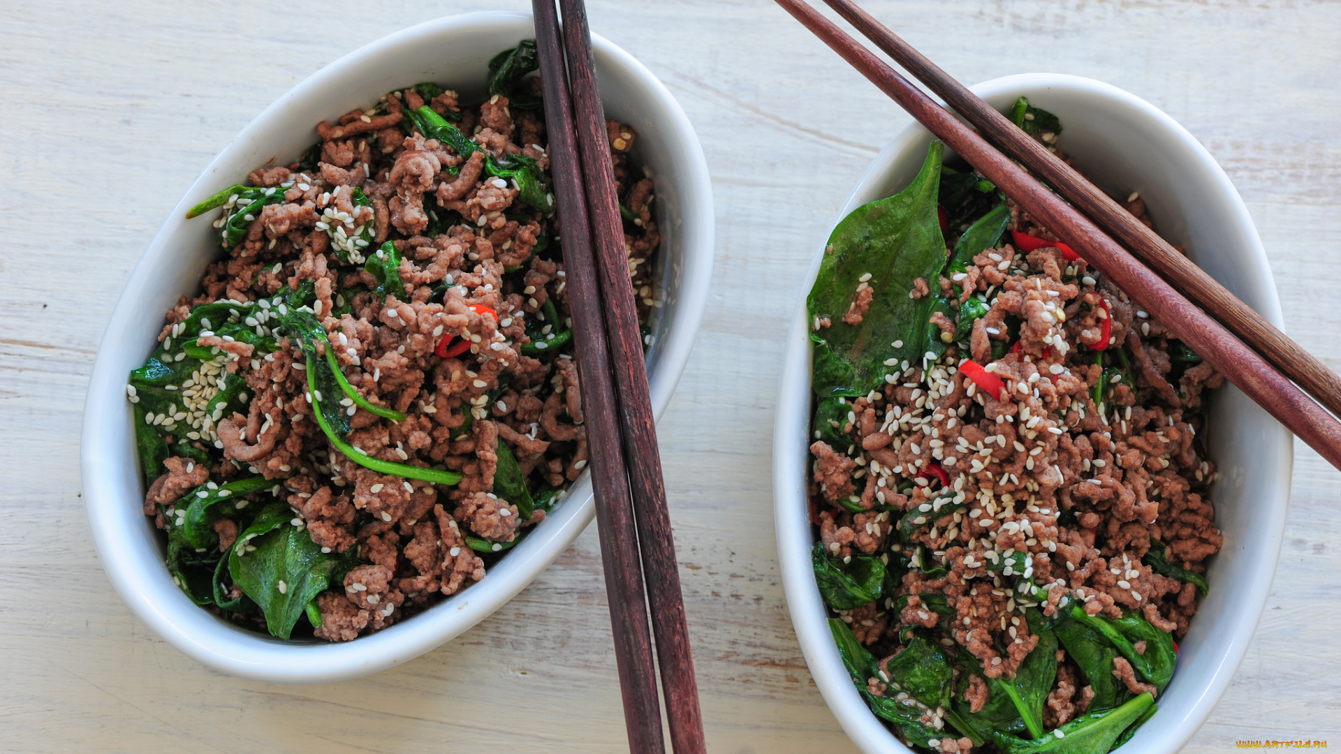 еда, мясные, блюда, зелень, мясо