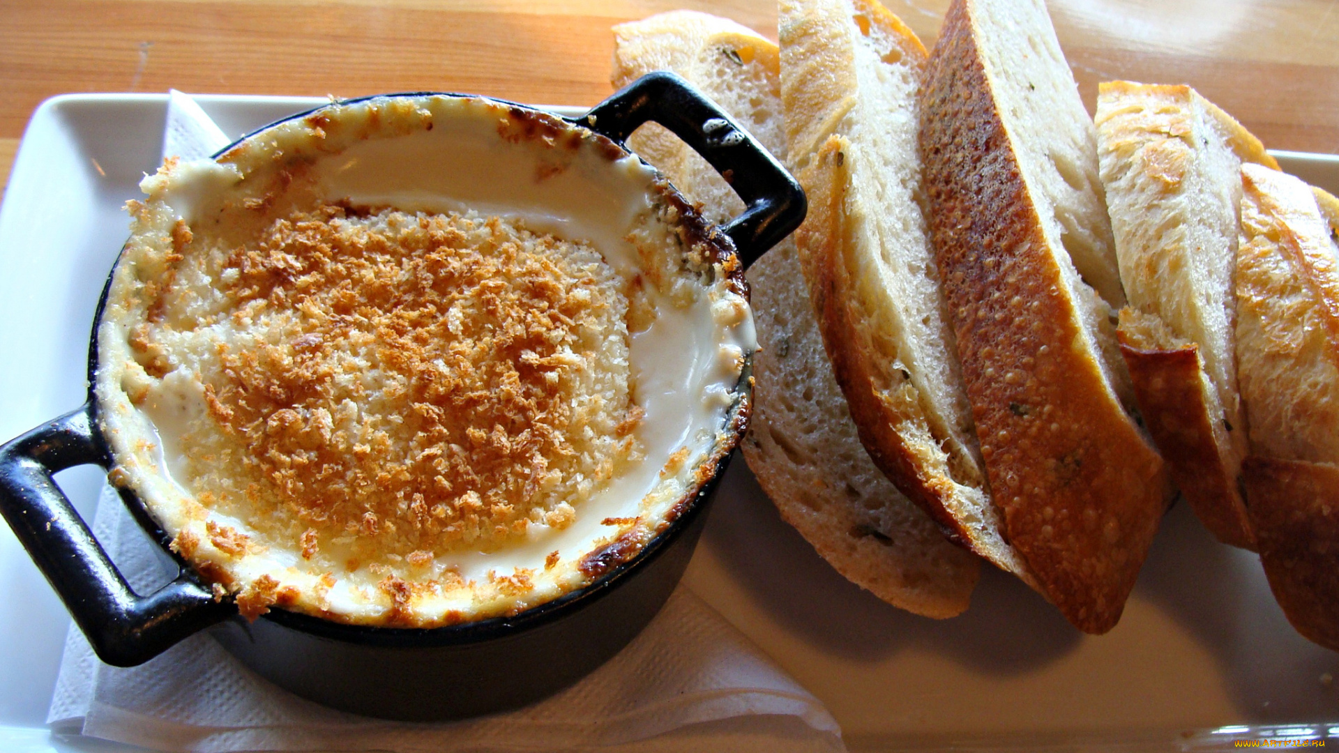 еда, Яичные, блюда, хлеб, запеканка