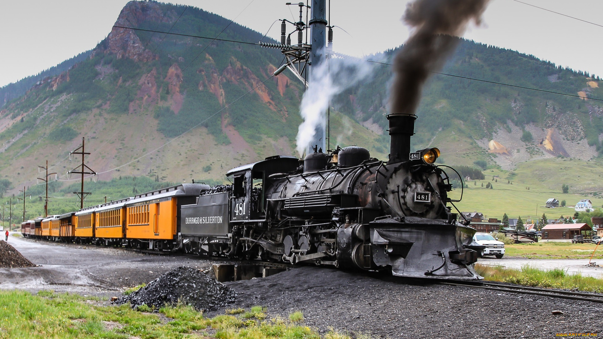 техника, паровозы, локомотив, состав, рельсы
