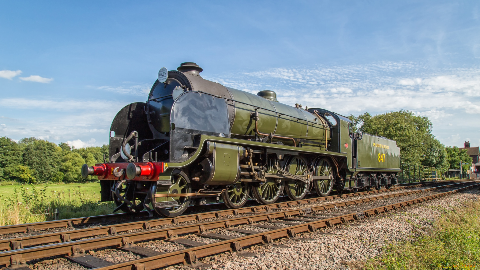 техника, паровозы, состав, локомотив, рельсы