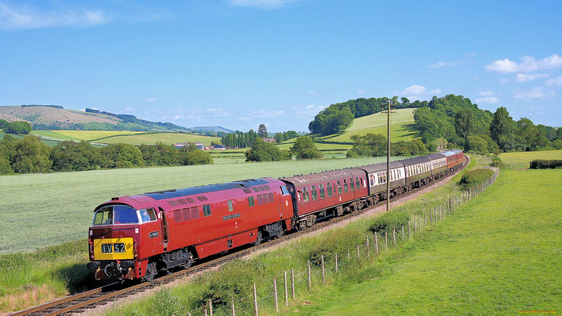 техника, поезда, рельсы, локомотив, состав