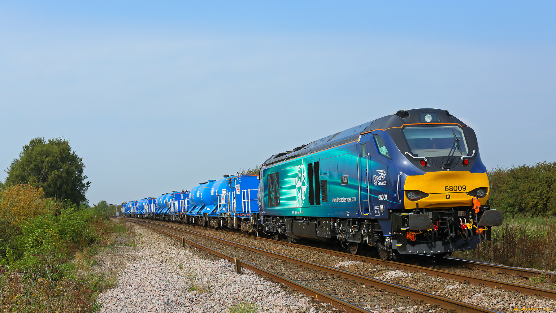 техника, поезда, рельсы, локомотив, состав