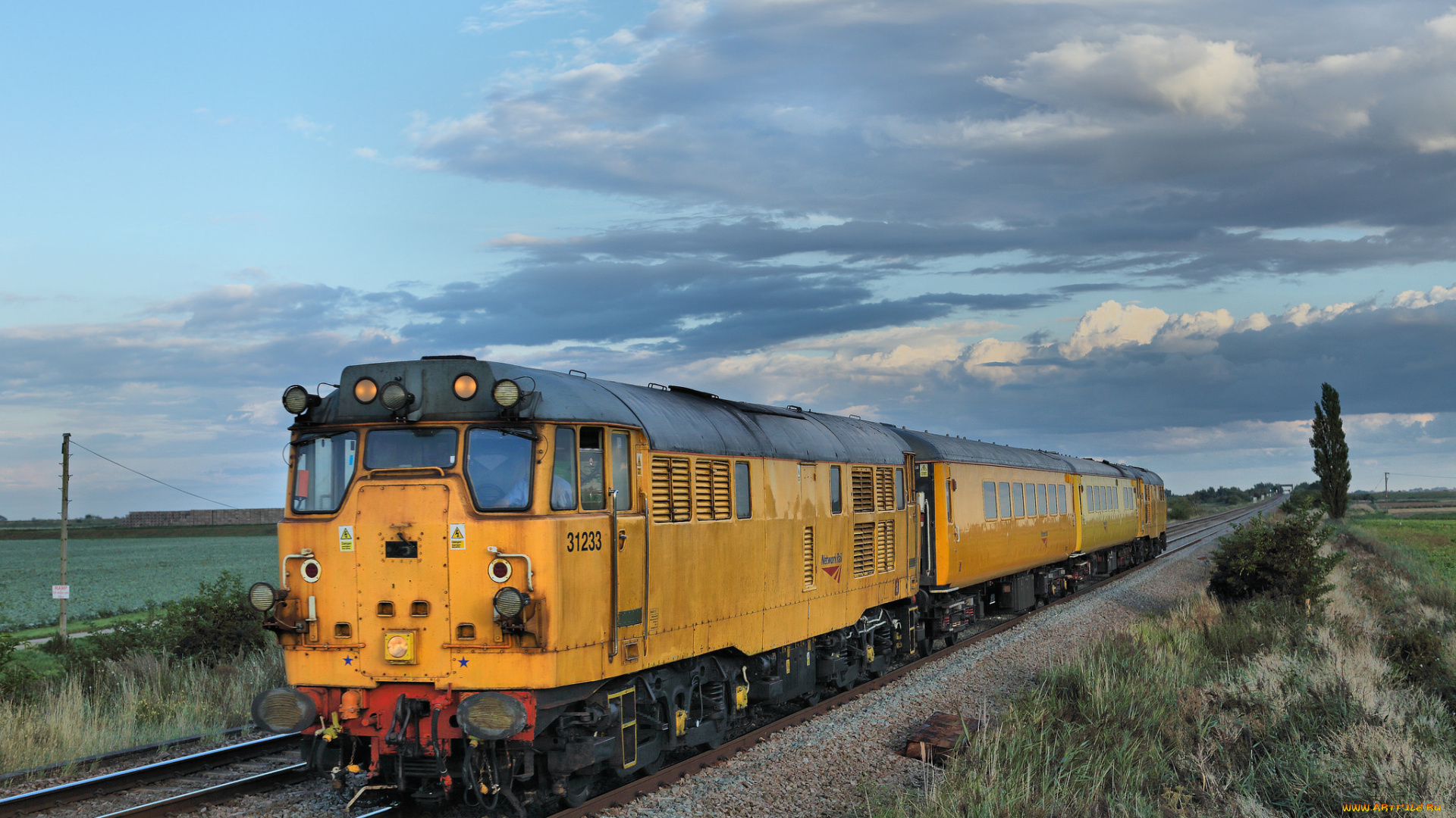 техника, поезда, рельсы, локомотив, состав