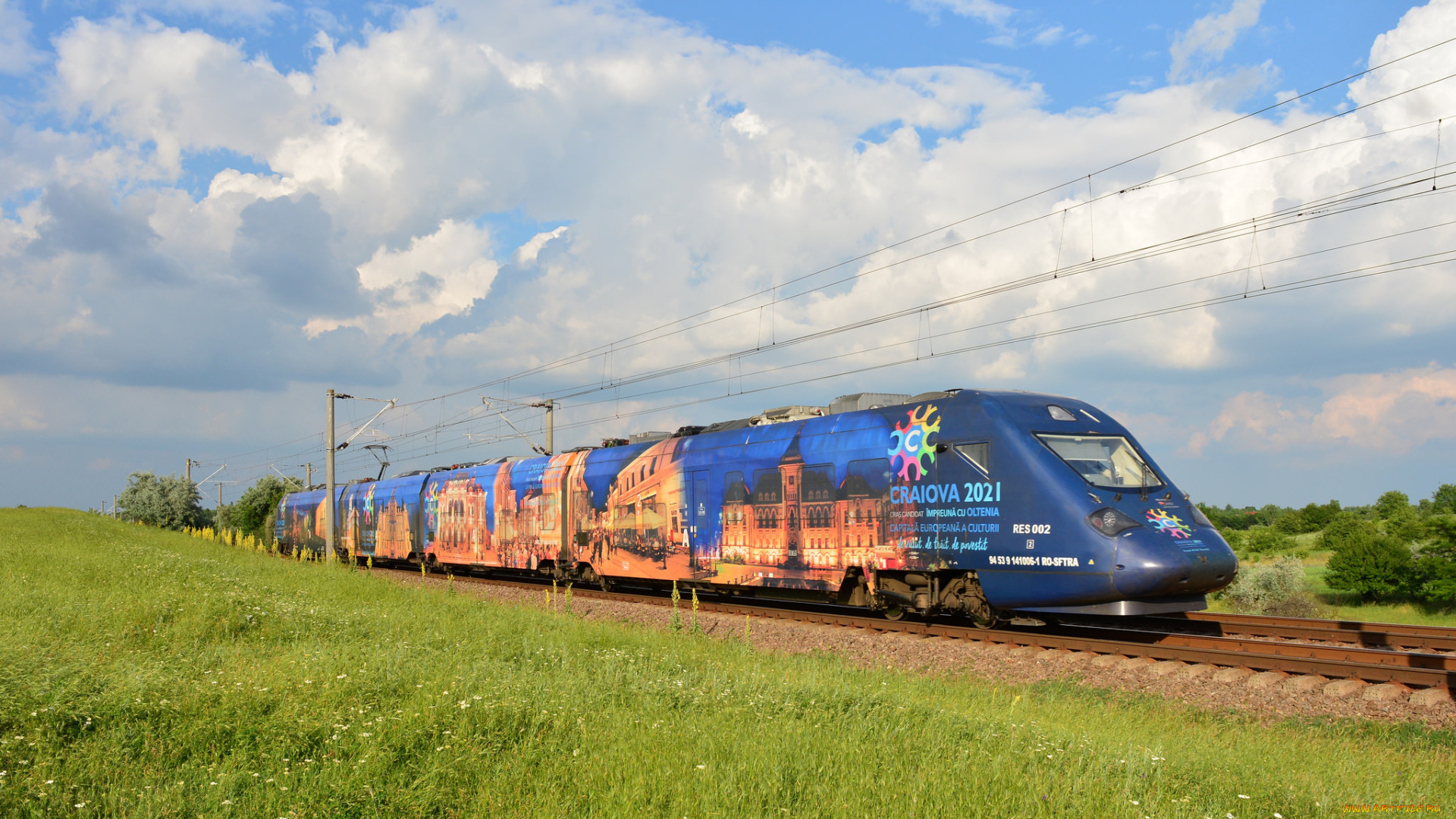 техника, поезда, рельсы, локомотив, состав