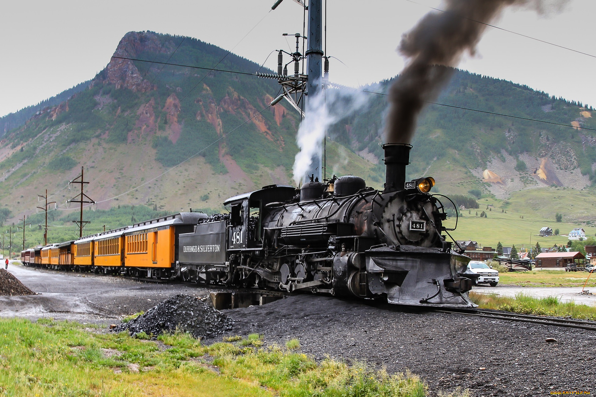 техника, паровозы, локомотив, состав, рельсы