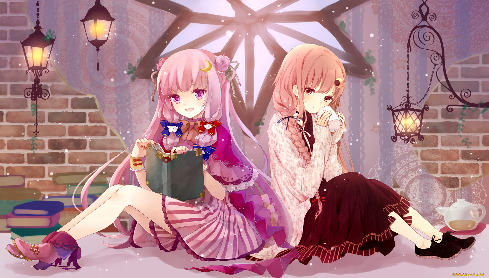 аниме, touhou, patchouli, knowledge