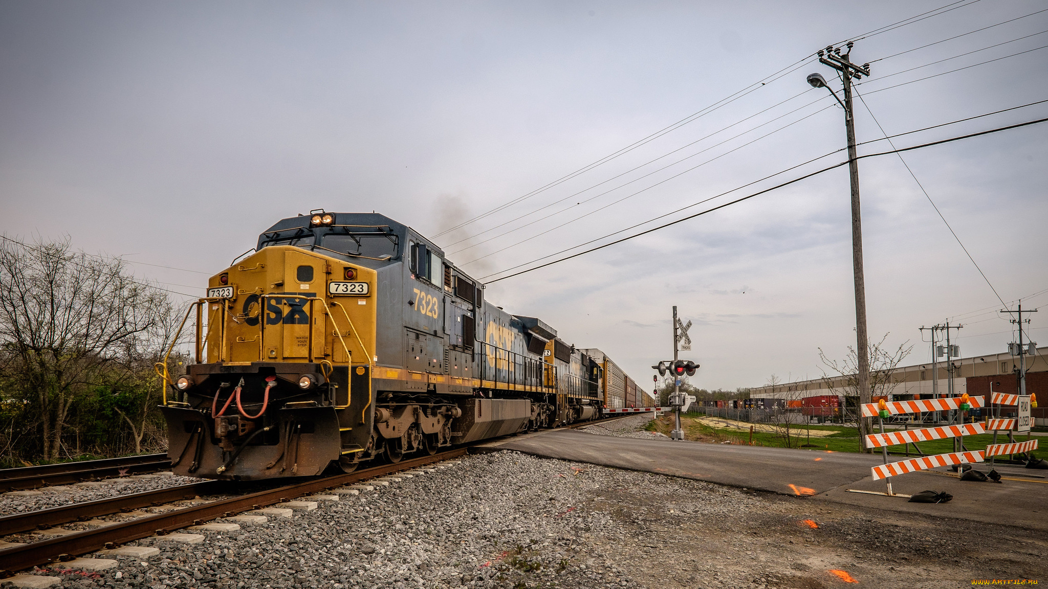 техника, поезда, рельсы, локомотив, состав