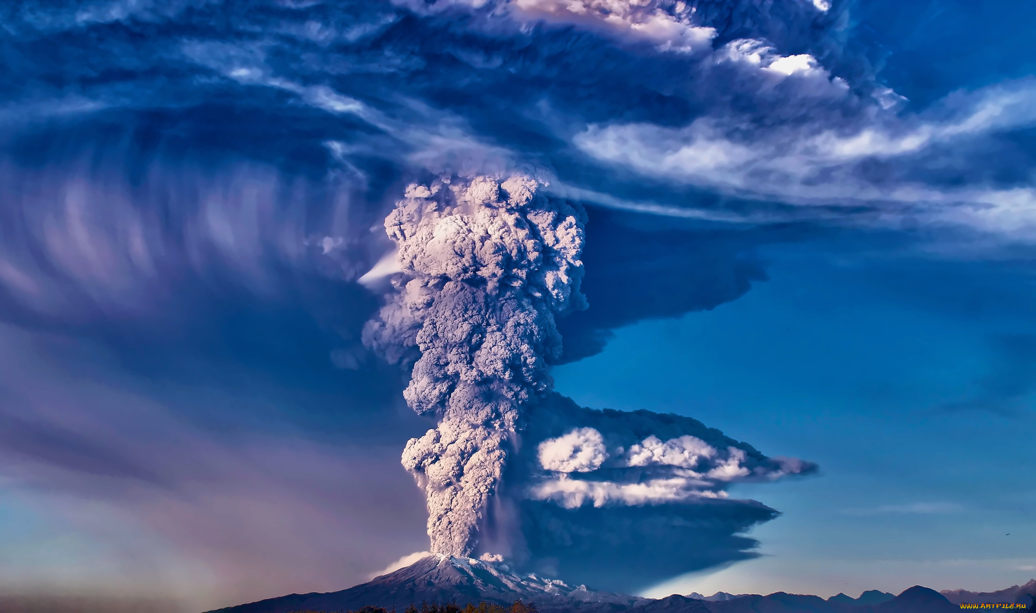 природа, стихия, вулкан
