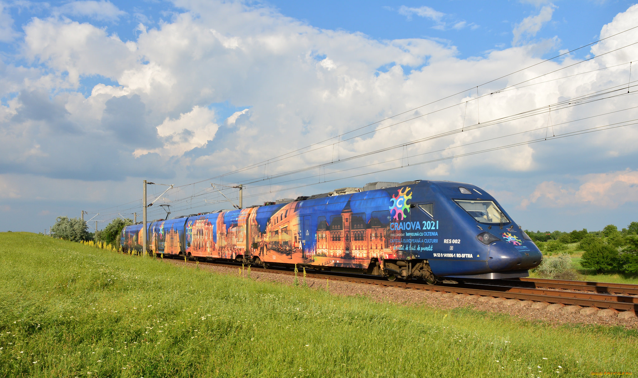 техника, поезда, рельсы, локомотив, состав