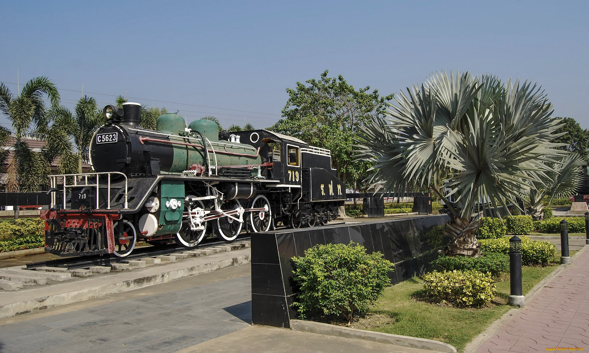 техника, паровозы, состав, локомотив, рельсы