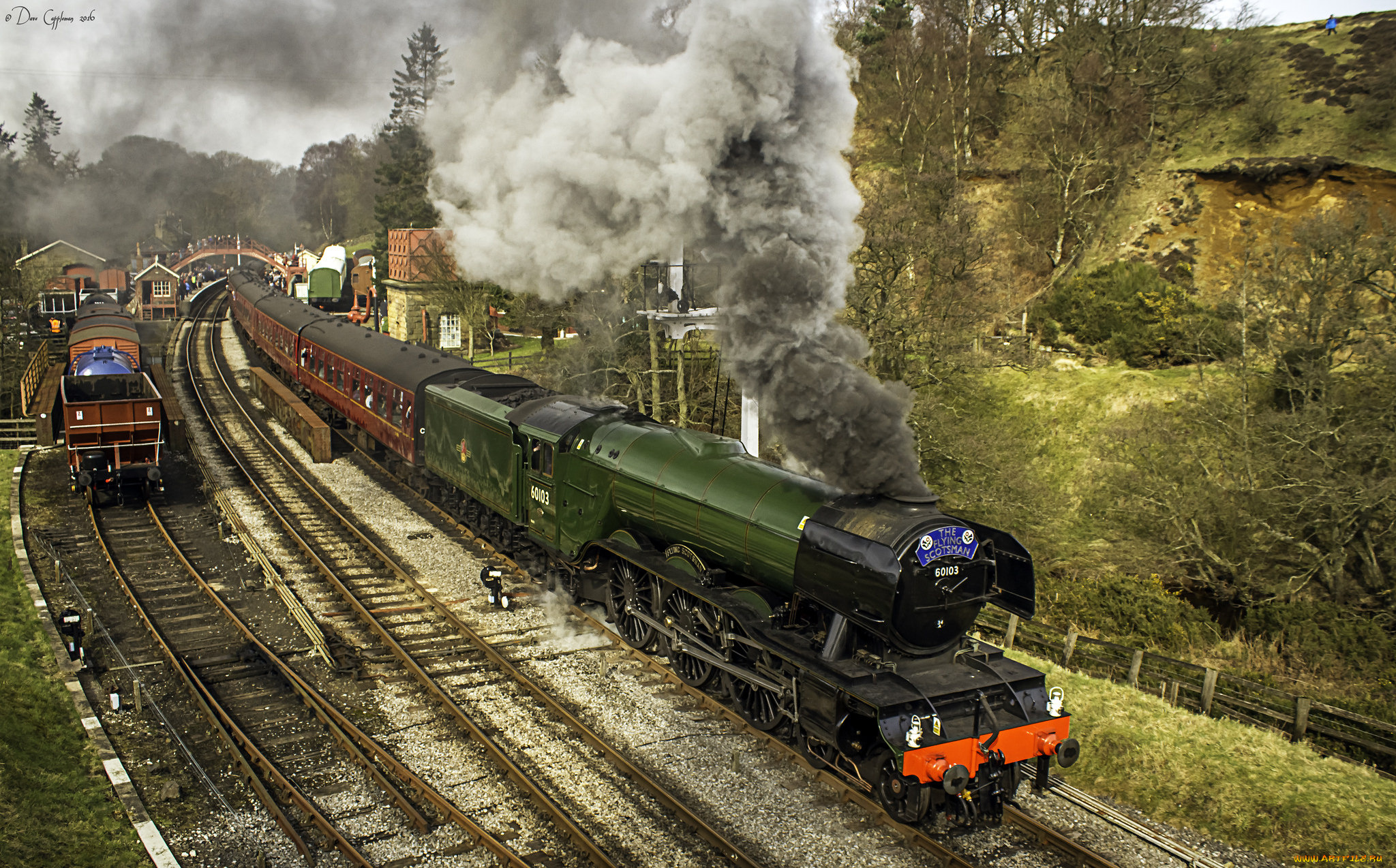 техника, паровозы, состав, локомотив, рельсы