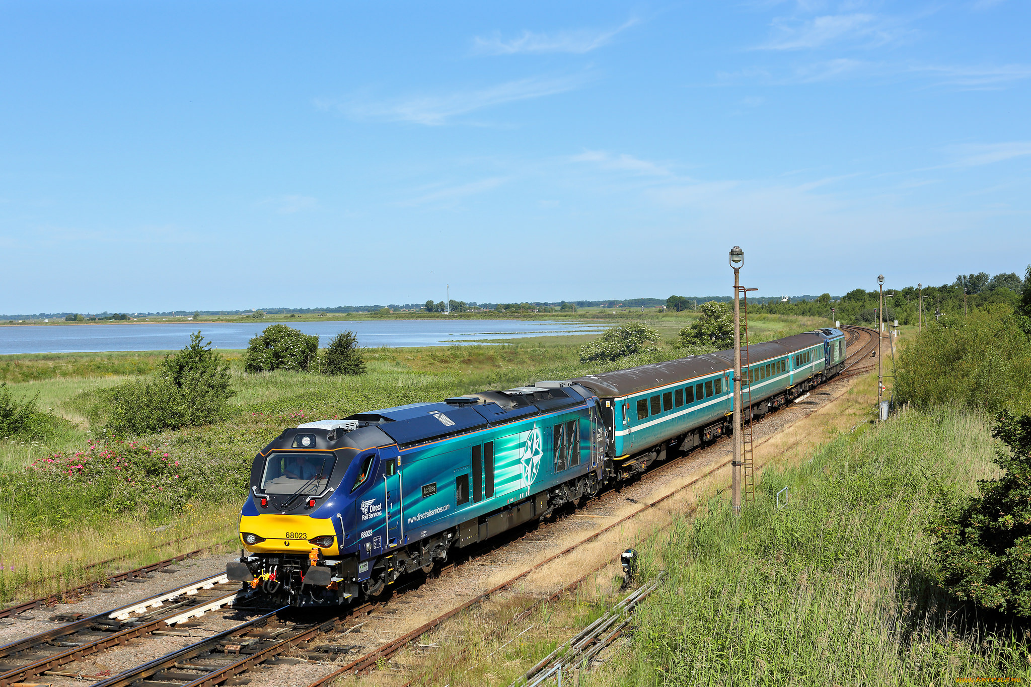 техника, поезда, рельсы, локомотив, состав