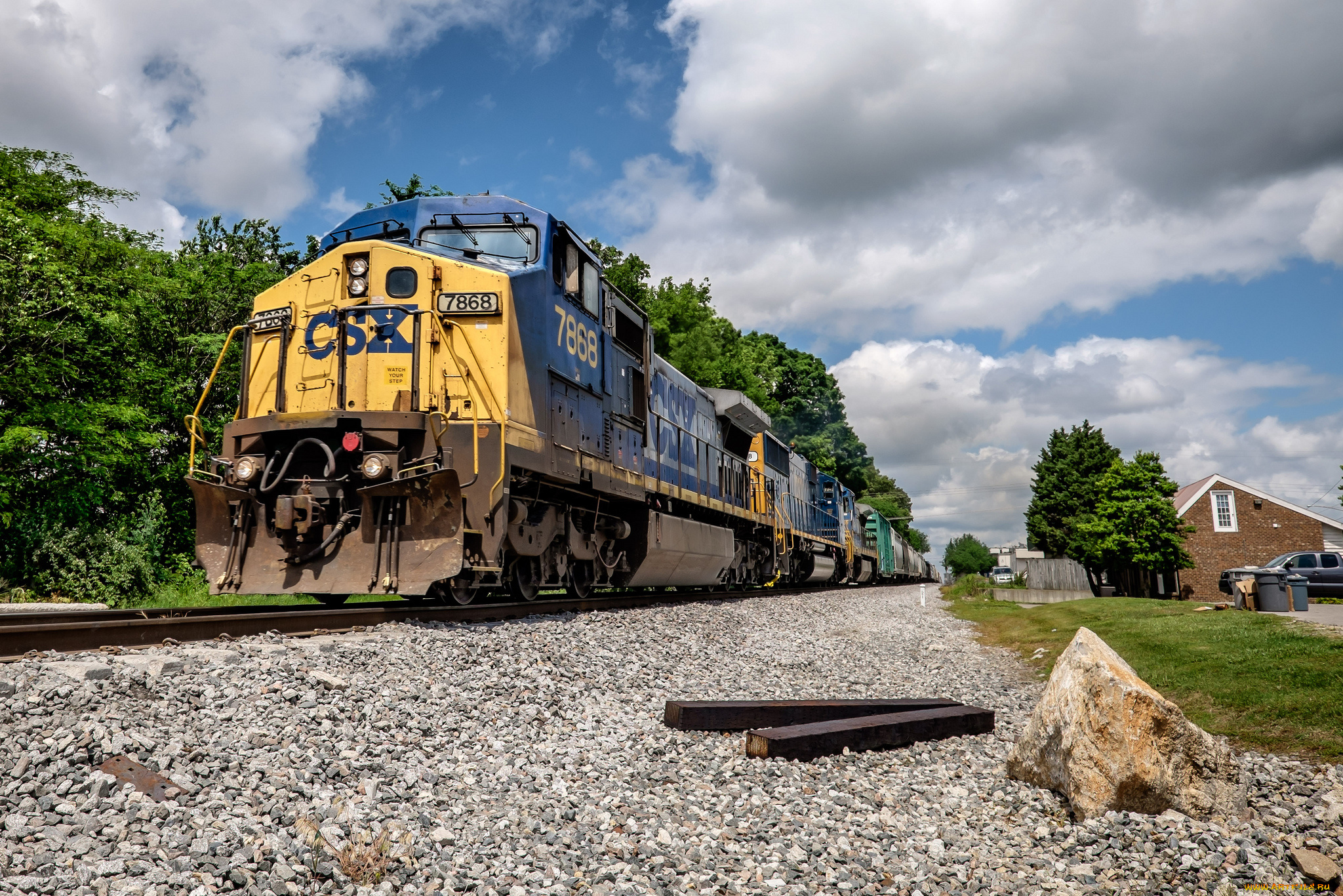 техника, поезда, рельсы, локомотив, состав