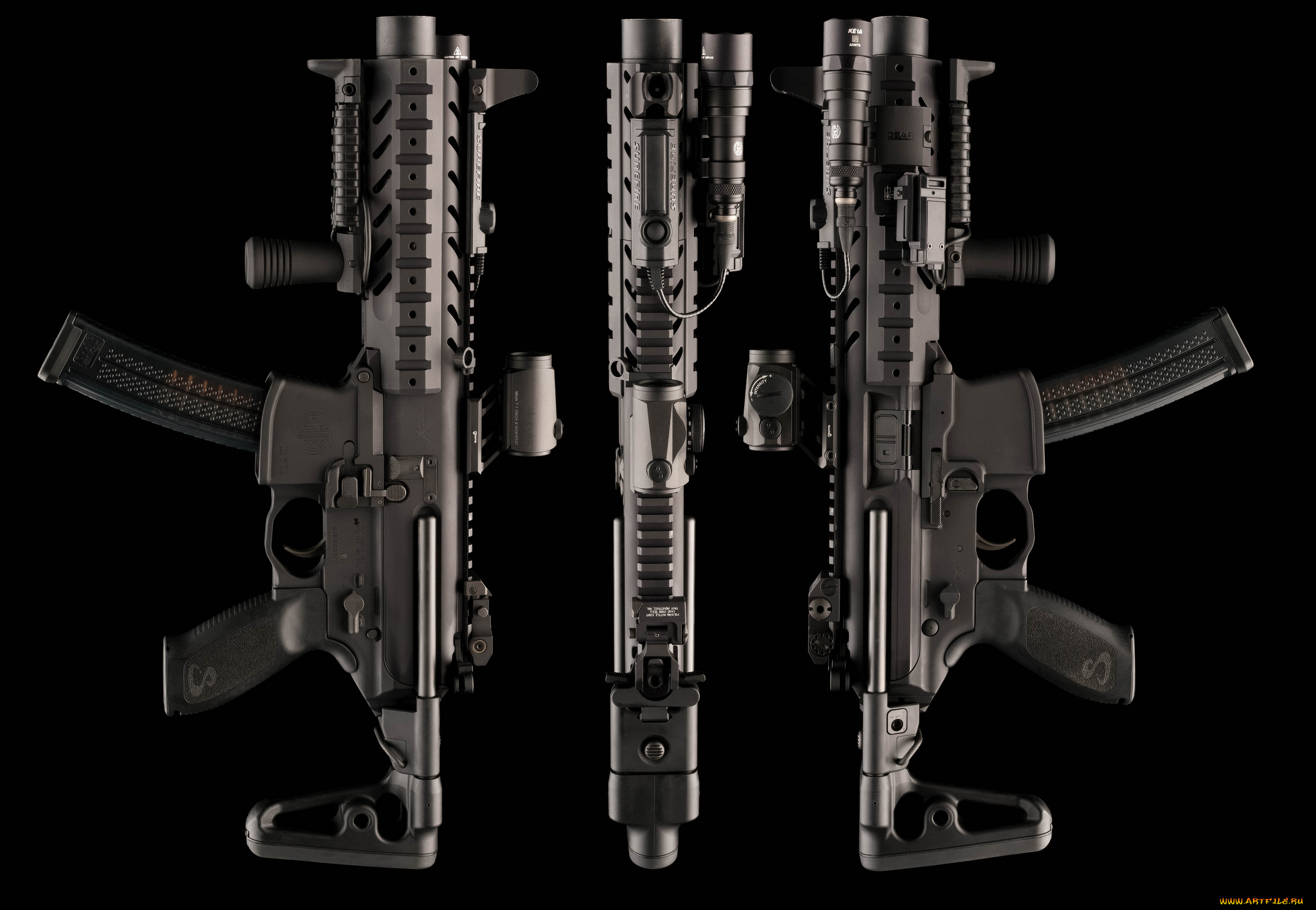 оружие, автоматы, ствол