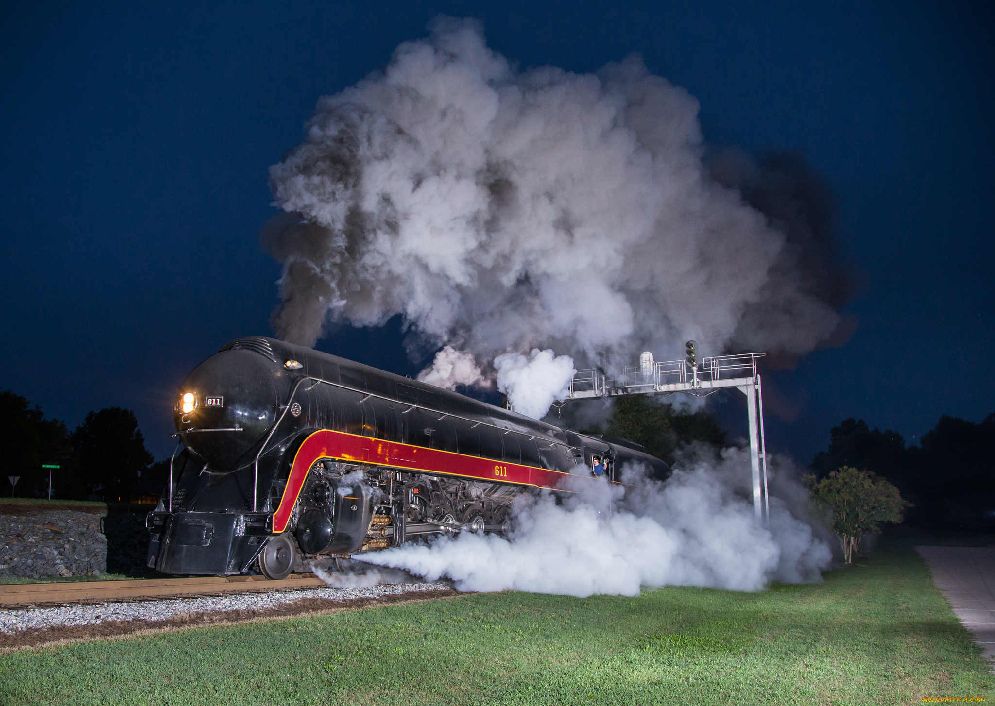 техника, паровозы, состав, локомотив, рельсы