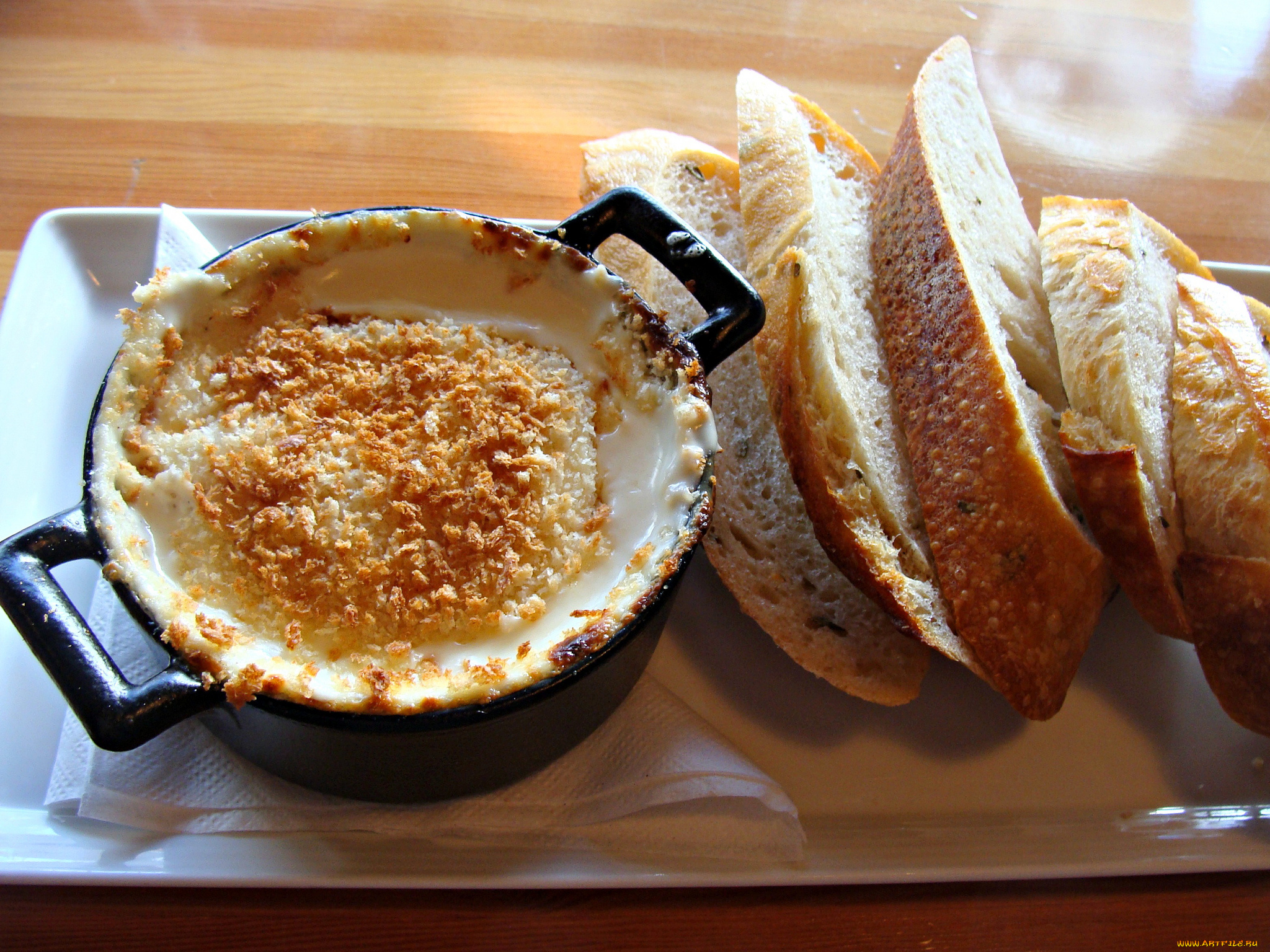 еда, Яичные, блюда, хлеб, запеканка