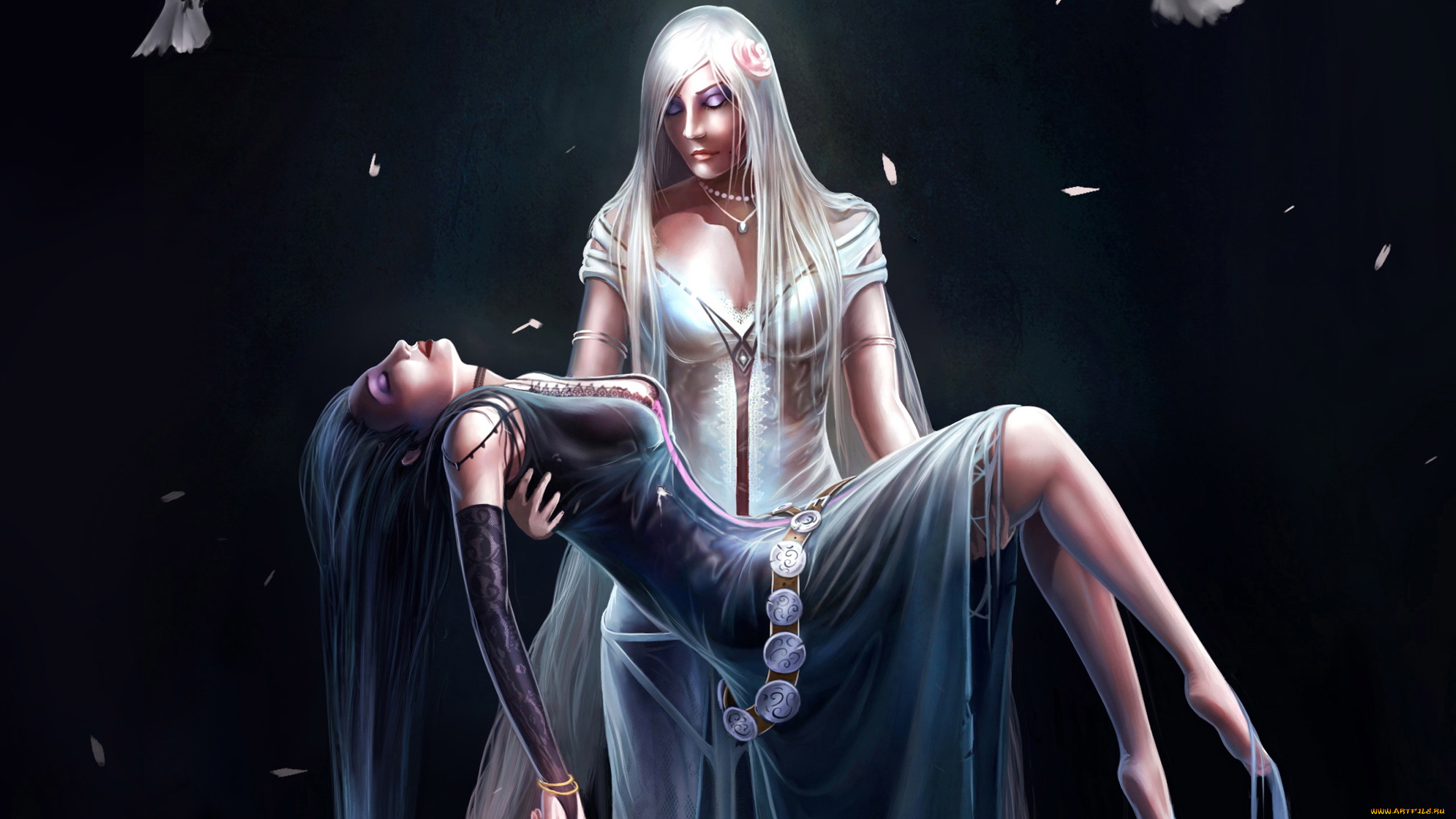 фэнтези, девушки, trine, 2, rosabel, girls, art