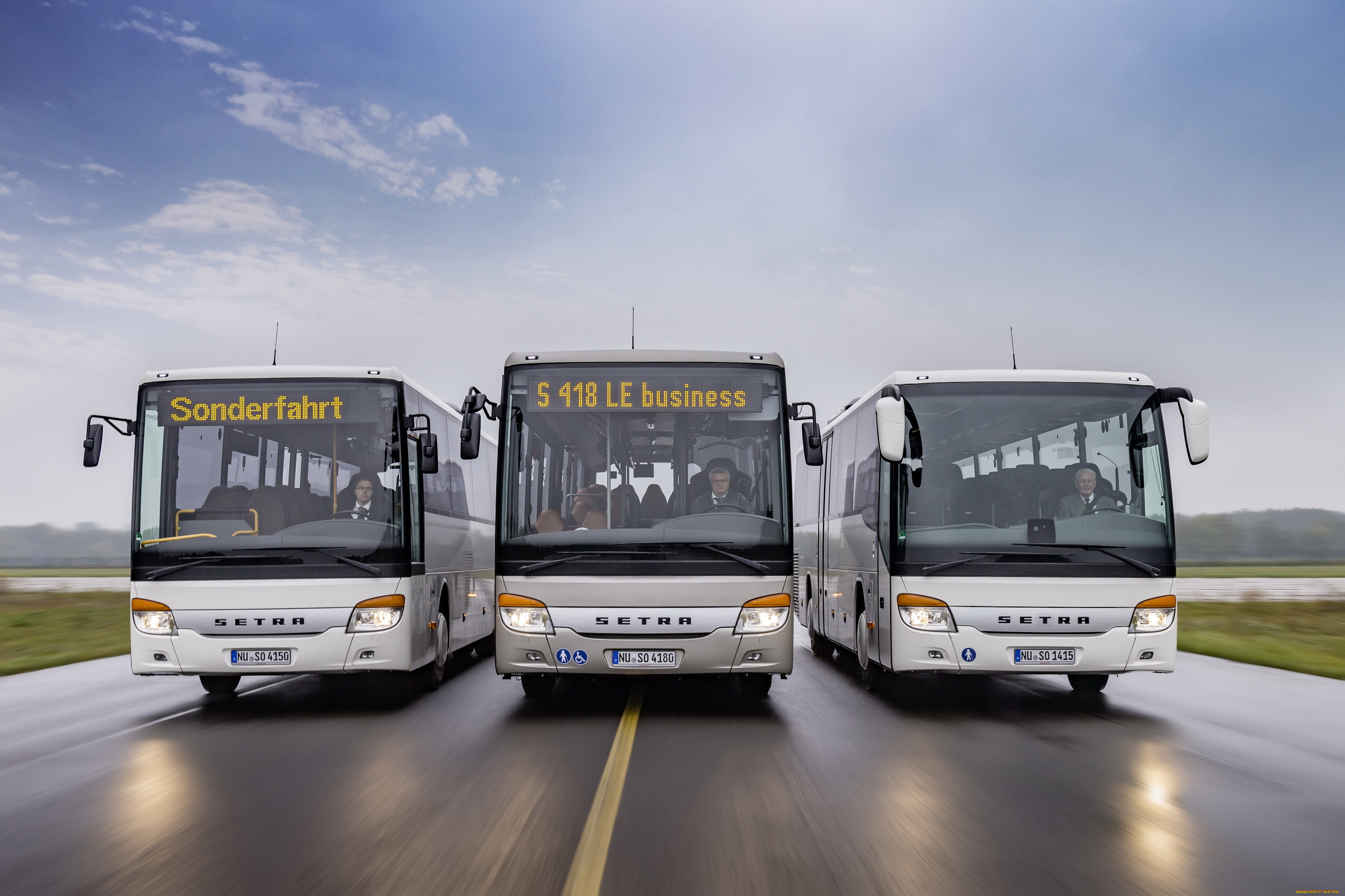 автомобили, автобусы, setra