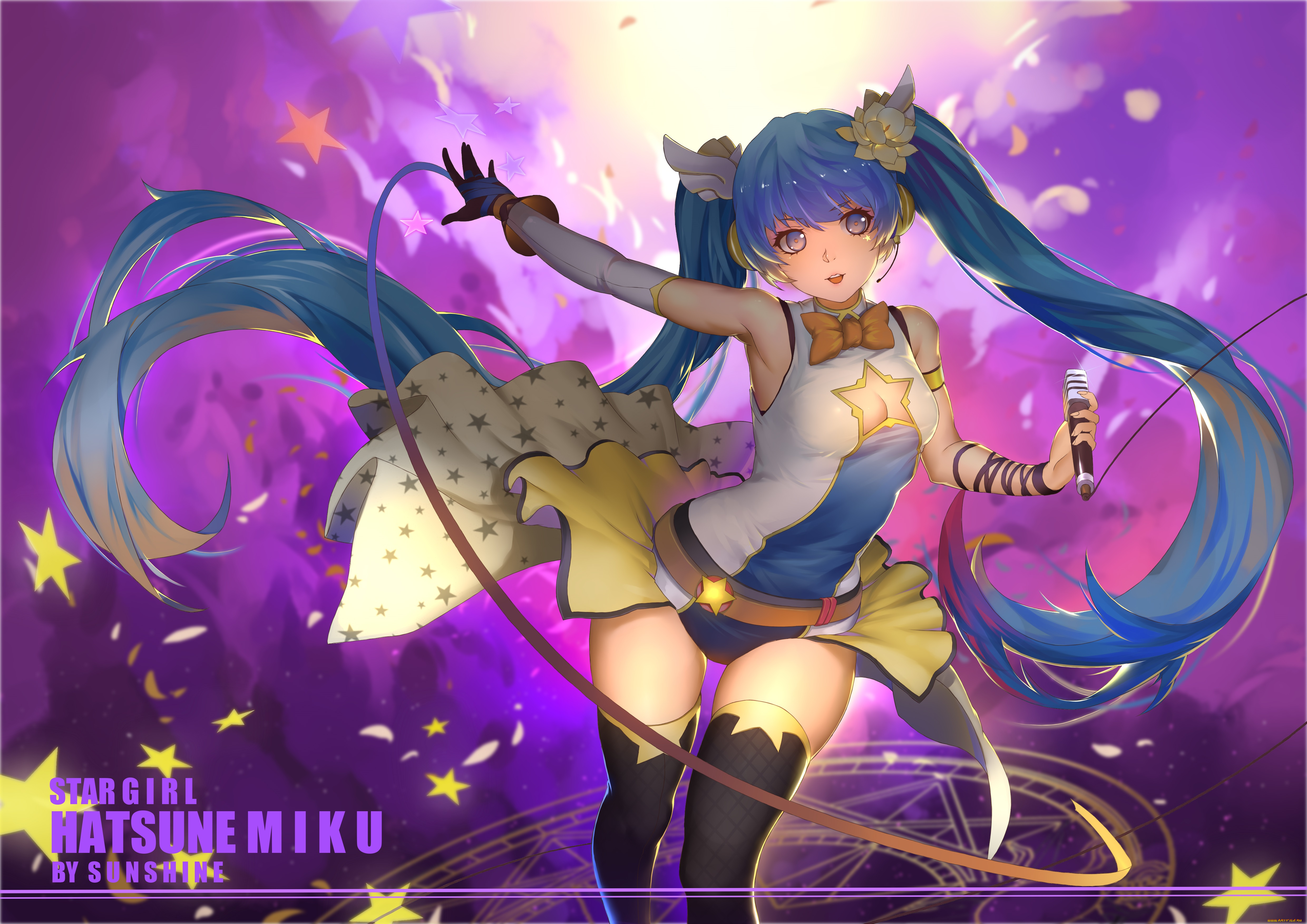 аниме, vocaloid, hatsune, miku