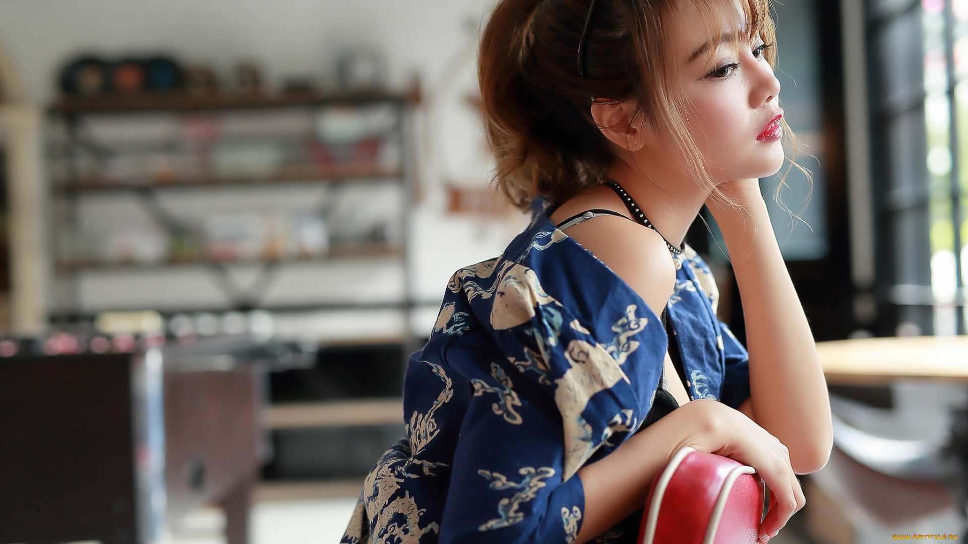 девушки, -unsort, , азиатки, взгляд, лицо