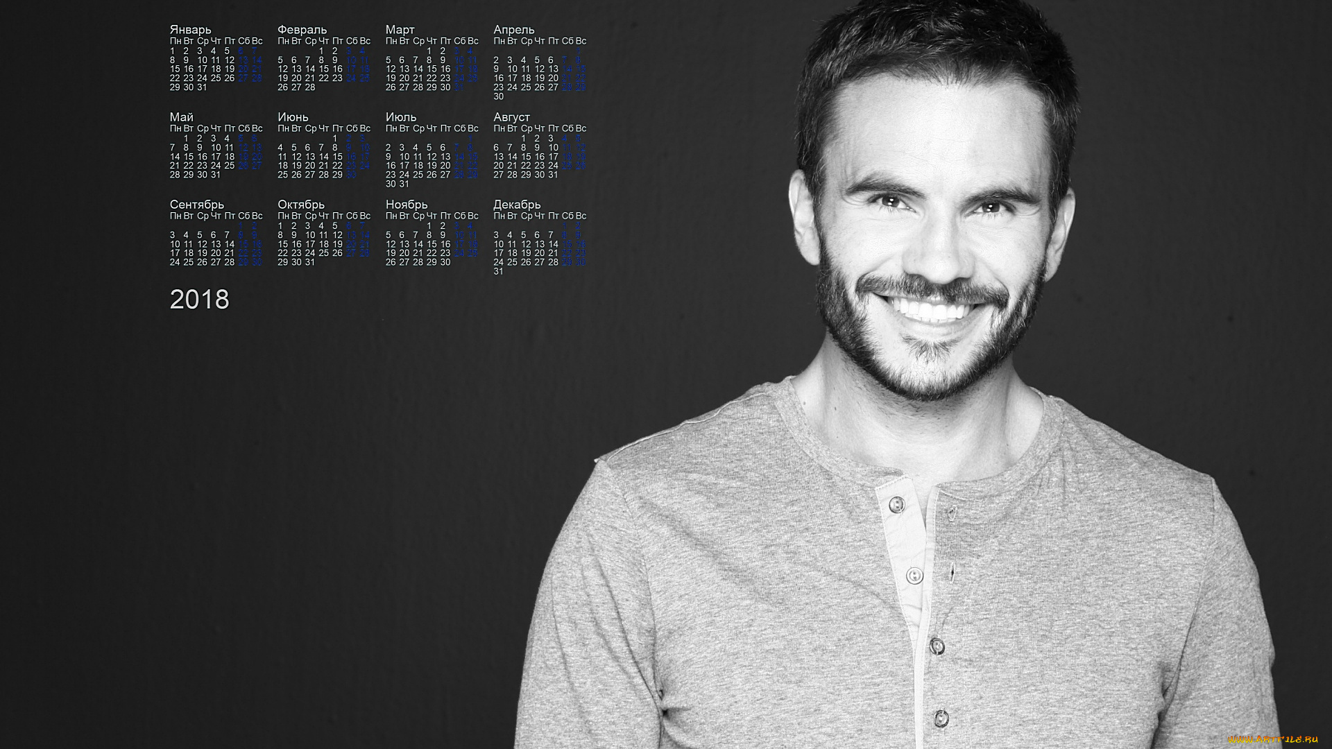 khuan, pablo, raba, календари, знаменитости, взгляд, мужчина, улыбка