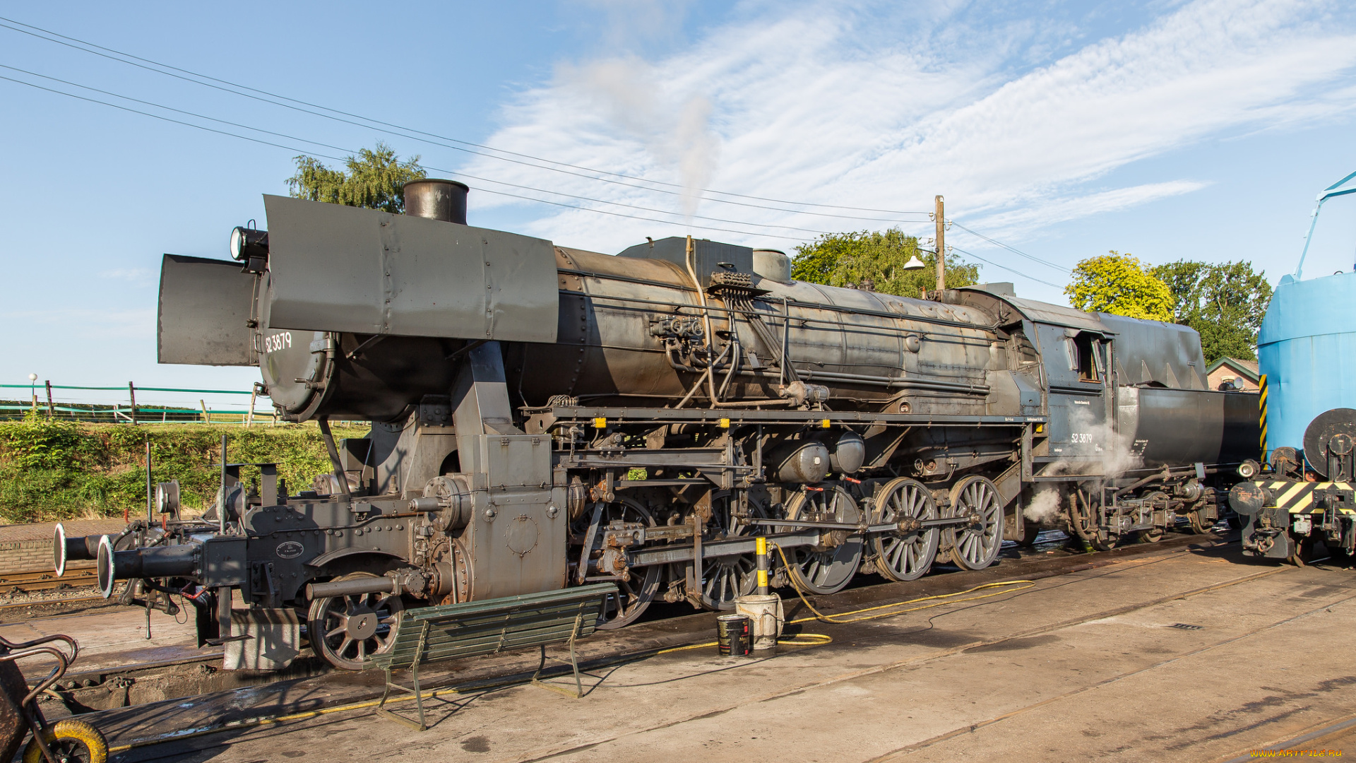 техника, паровозы, состав, локомотив