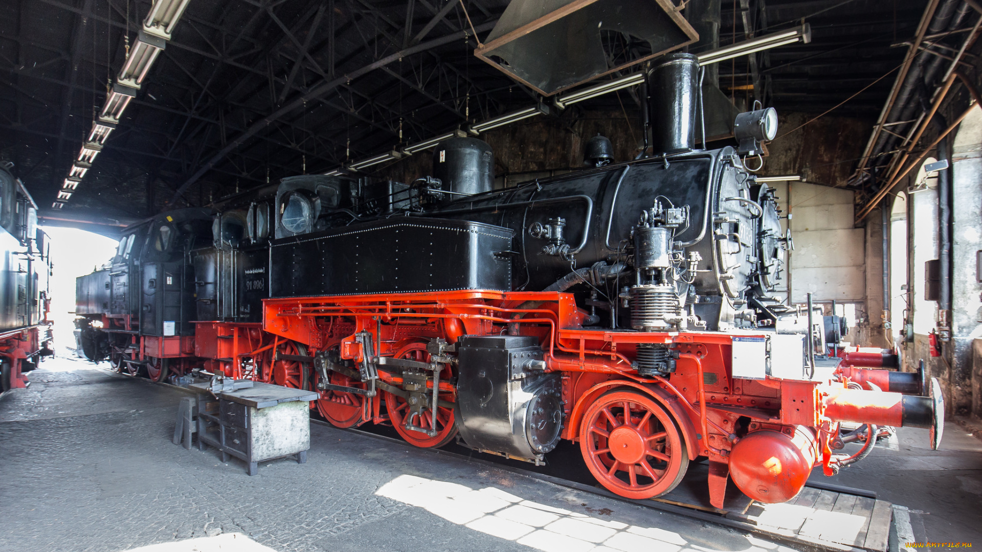 техника, паровозы, состав, локомотив