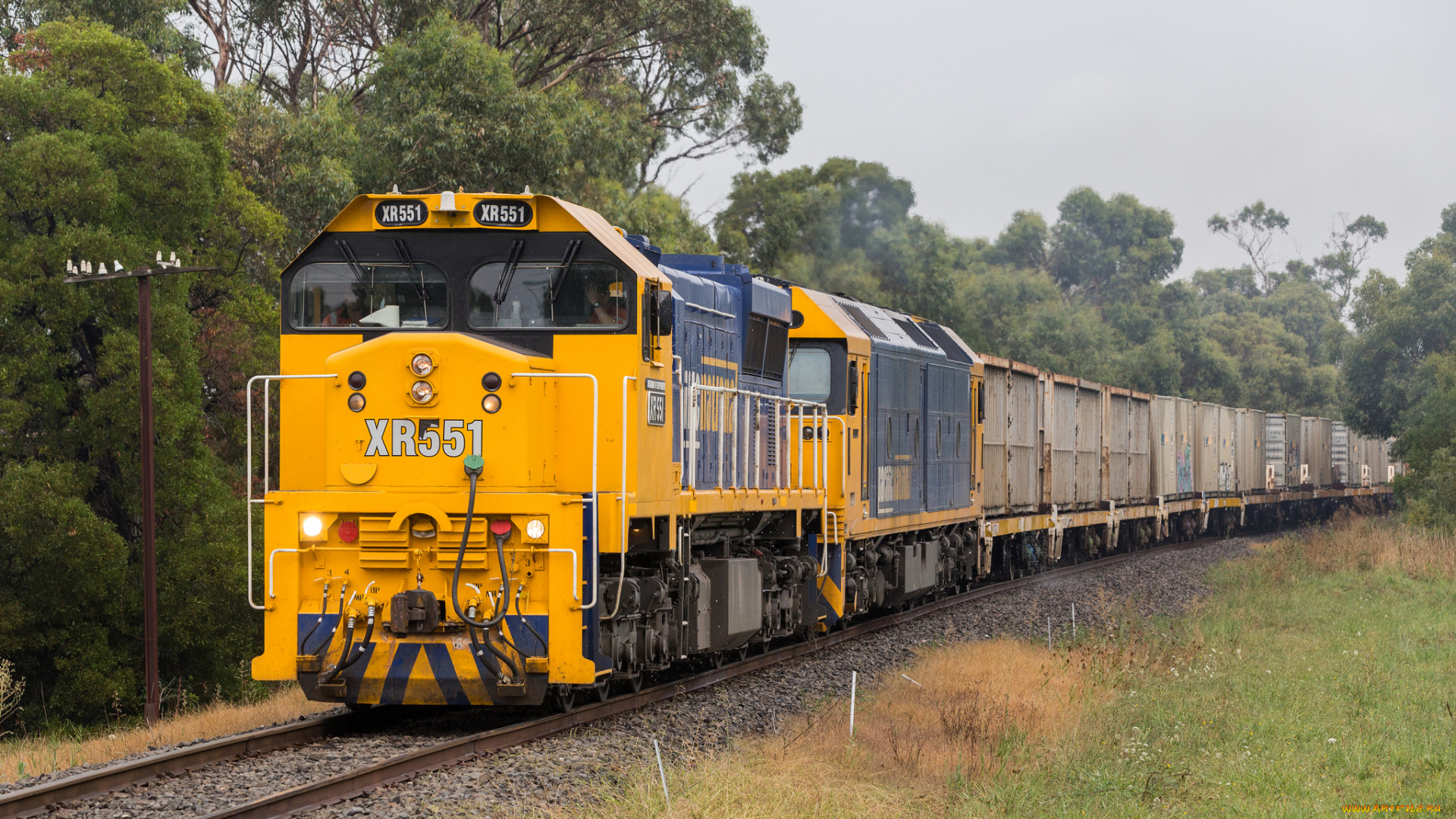 техника, поезда, локомотив, состав