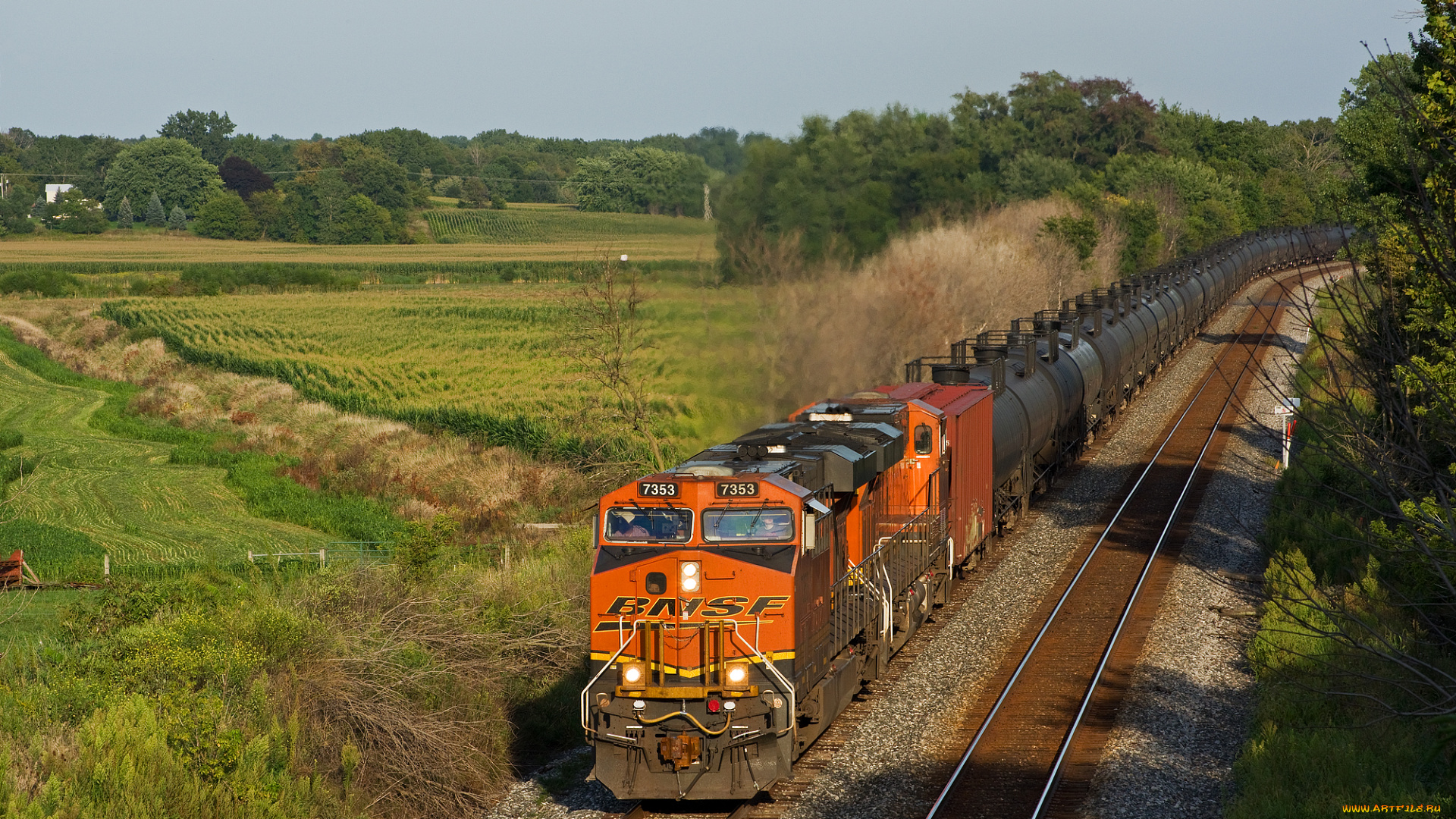 техника, поезда, локомотив, состав